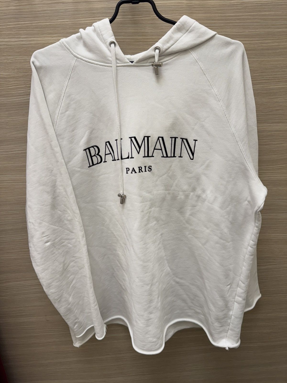 Balmain Balmain White Hoodie Size US L / EU 52-54 / 3 - 1 Thumbnail