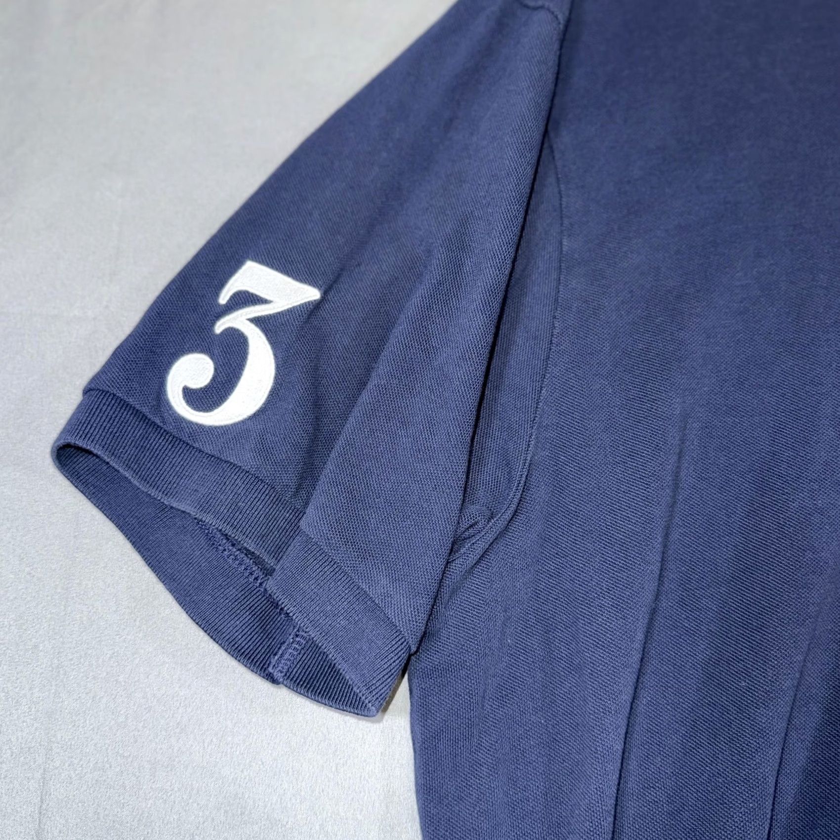 Polo Ralph Lauren Polo Ralph Lauren Polo Shirt Mens 2XB Navy Black Big Pony 3 Logo Short Sleeve Size US XXL / EU 58 / 5 - 4 Thumbnail