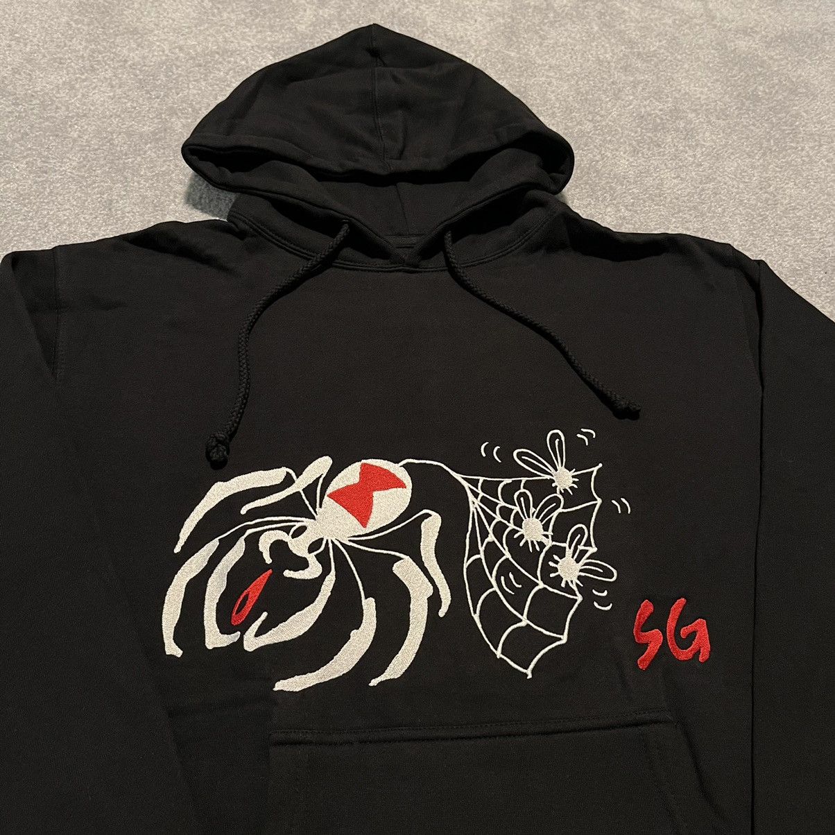 Plague Boulevard Plague Blvd Spider Gang Embroidered Hoodie Rare Lil Darkie Size US M / EU 48-50 / 2 - 3 Thumbnail