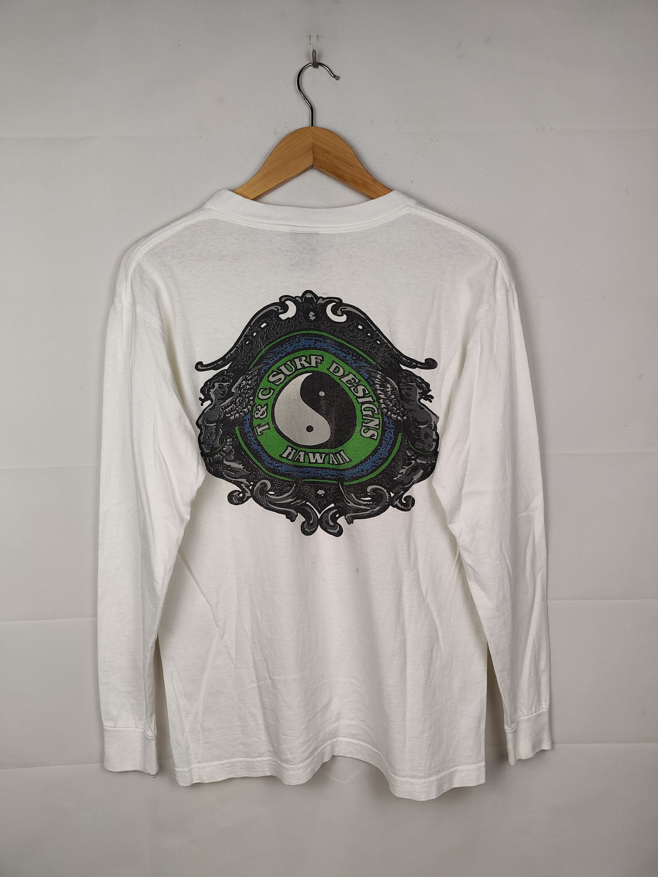 Vintage Vintage 90s T&C Surf Shirt Size US M / EU 48-50 / 2 - 1 Thumbnail