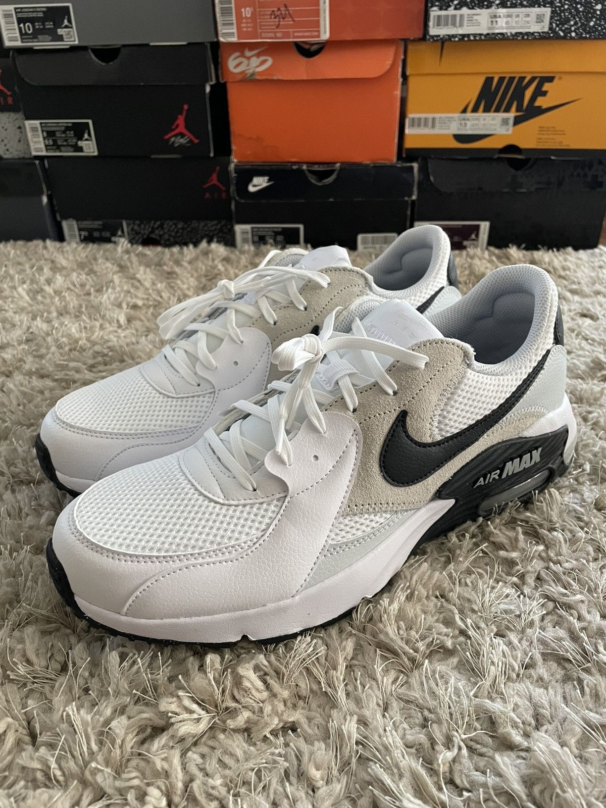 Nike Nike Air Max Excee White Black Size US 10.5 / EU 43-44 - 1 Thumbnail