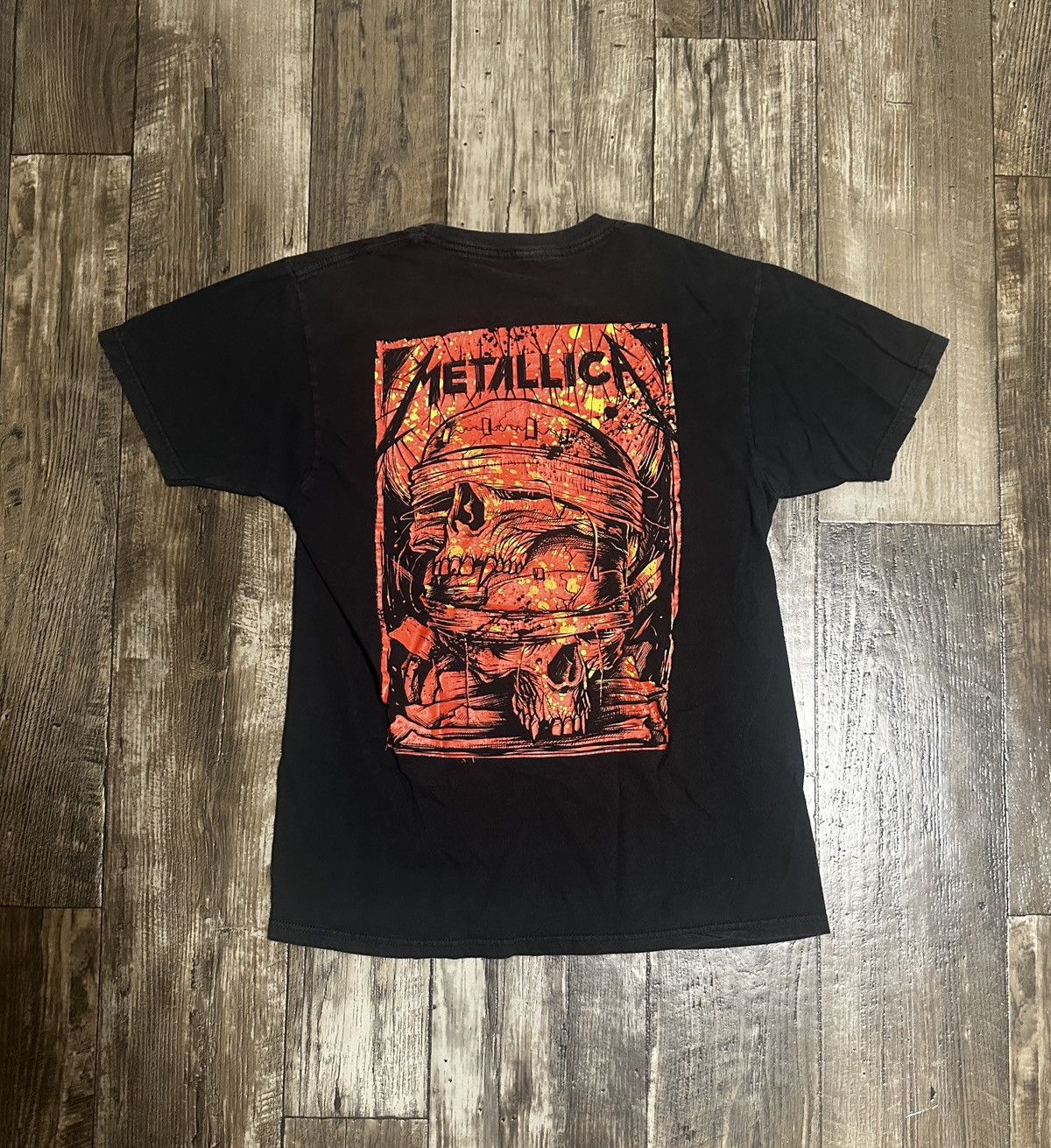 Band Tees × Metallica × Vintage Metallica Blindfolded Skull Concert Tee Size US M / EU 48-50 / 2 - 1 Thumbnail