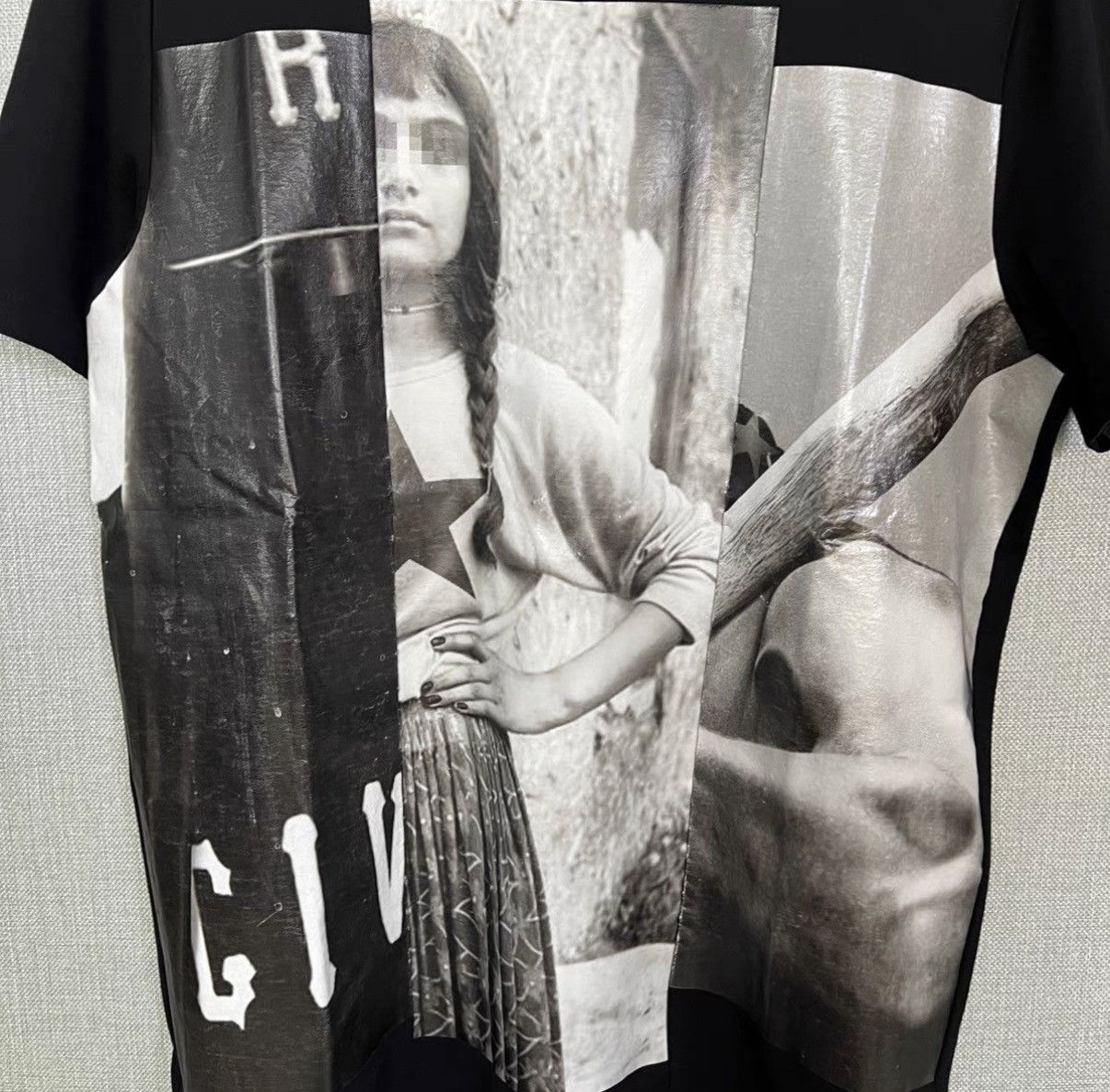 Givenchy Givenchy Black Mosaic / Distorted Girl Print Short Size US XS / EU 42 / 0 - 3 Thumbnail
