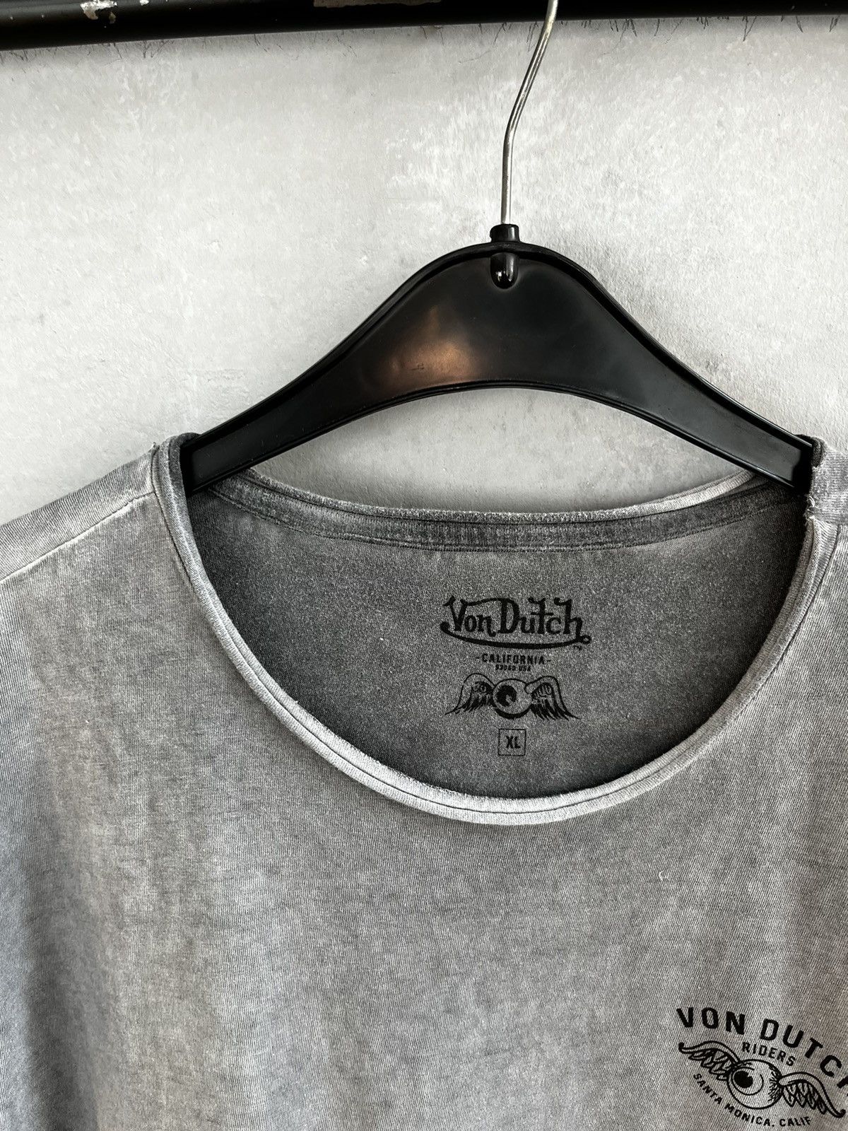 Von Dutch Von Dutch Big Logo Raglan Tshirt Size US XL / EU 56 / 4 - 3 Thumbnail