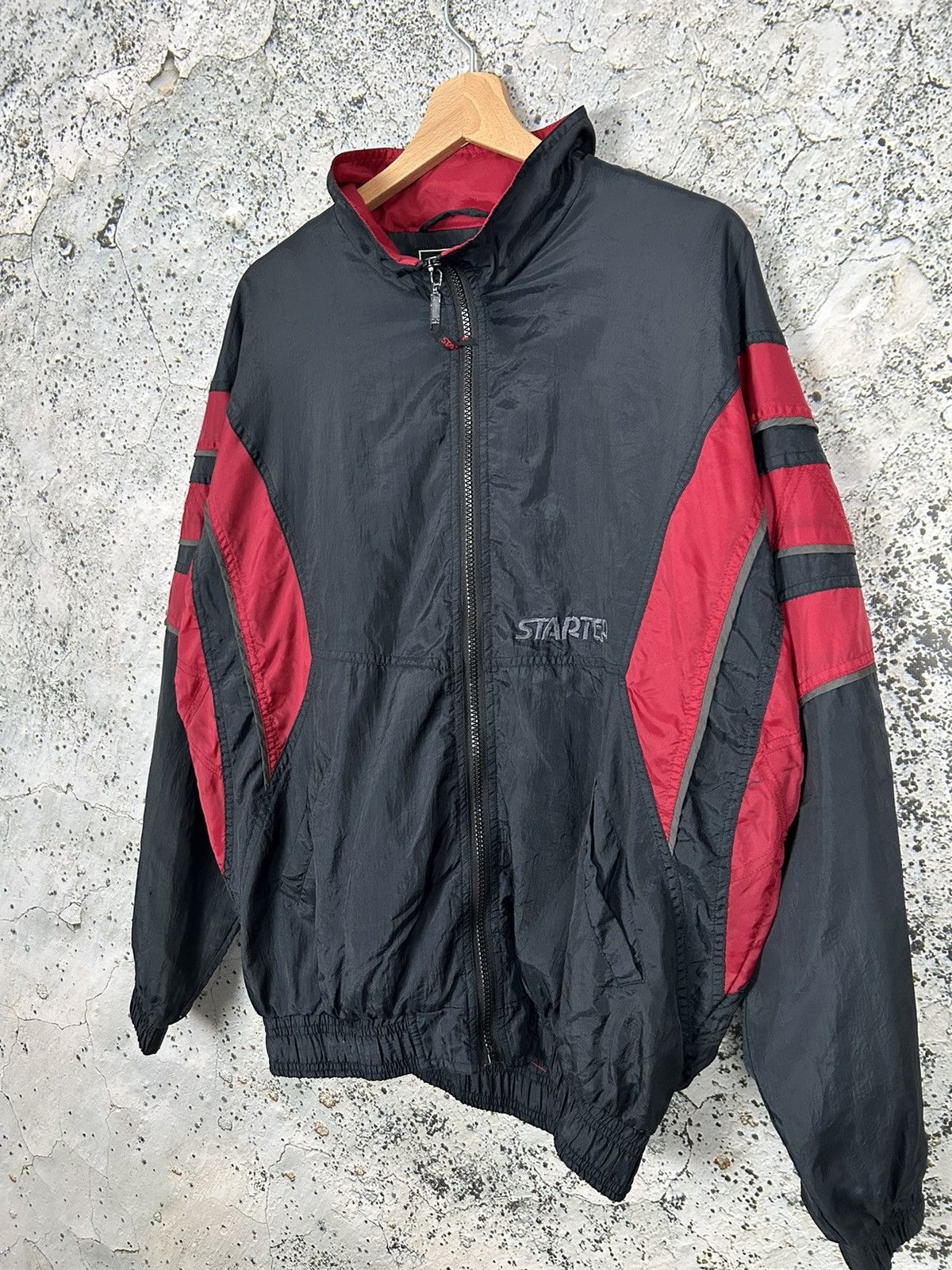 Starter Vintage Starter 90s Light Nylon Jacket Sportswear Rap Drill Size US M / EU 48-50 / 2 - 2 Thumbnail