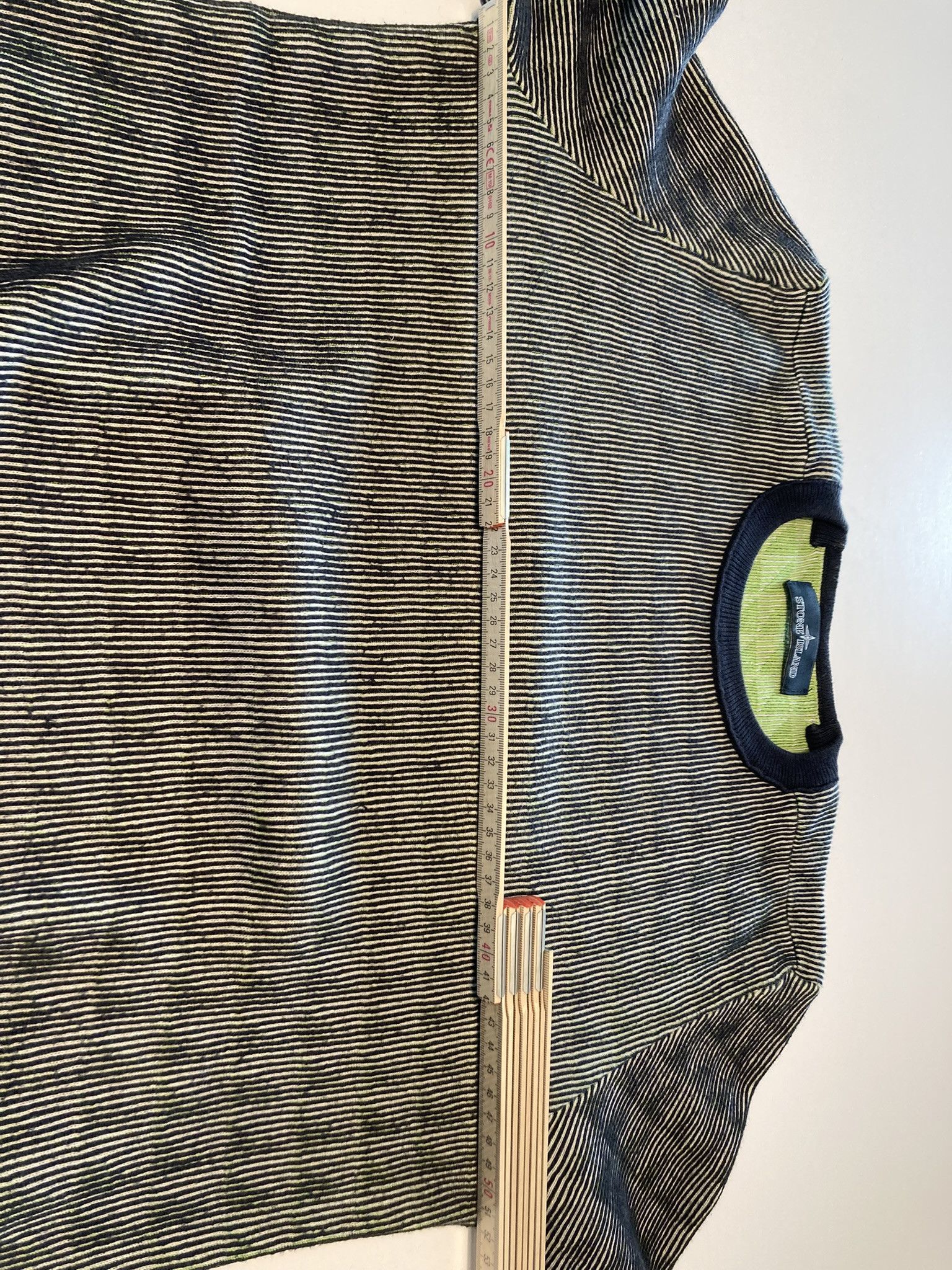 Stone Island Shadow Project SISP Layered Jacquard Knit Sweater Size US M / EU 48-50 / 2 - 8 Thumbnail