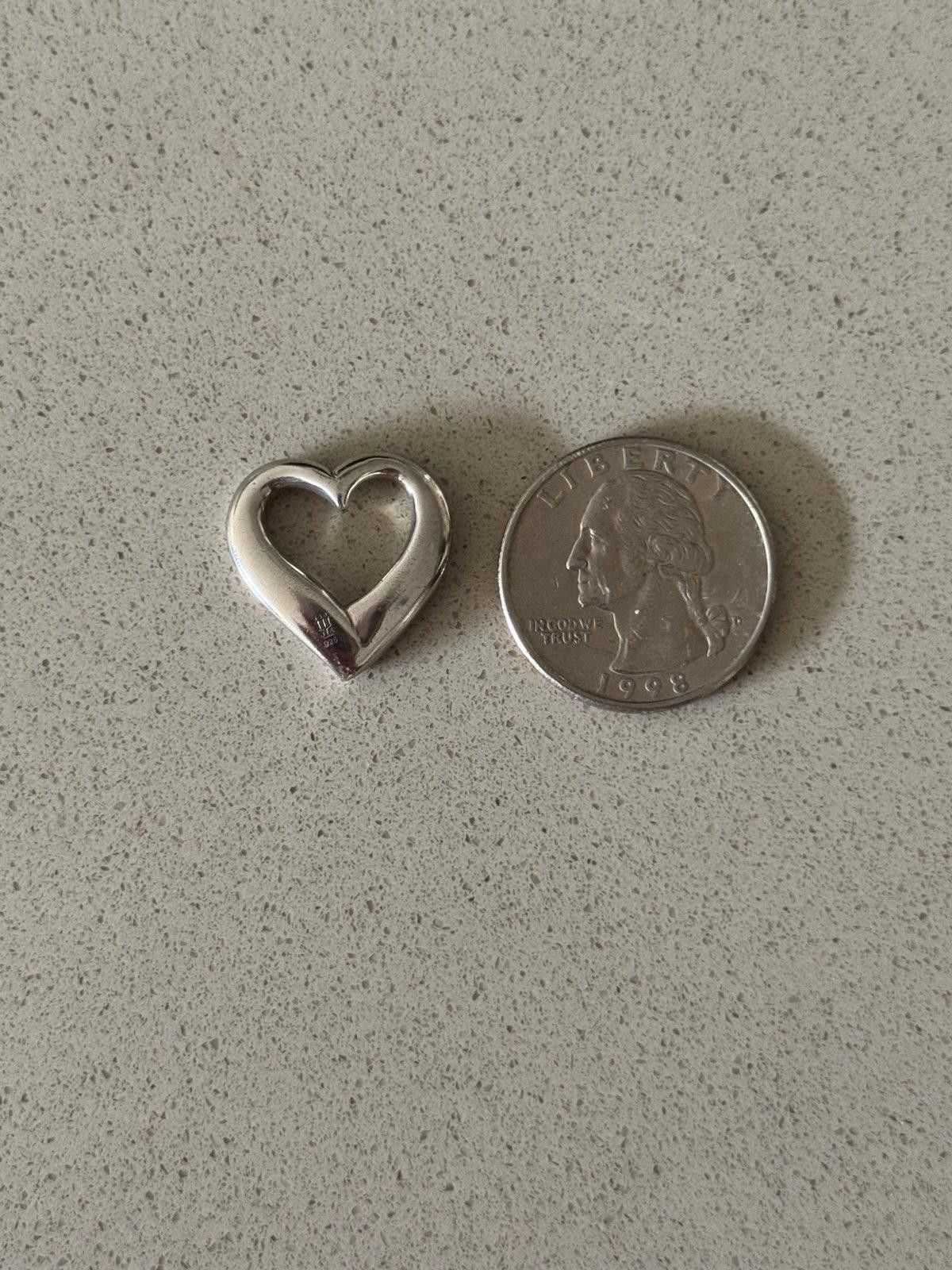 Designer Retired James Avery Freeform Heart Pendant Size ONE SIZE - 4 Thumbnail