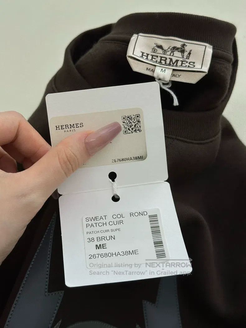 Hermes Hermes 2022 brown hoodie Size US M / EU 48-50 / 2 - 8 Thumbnail