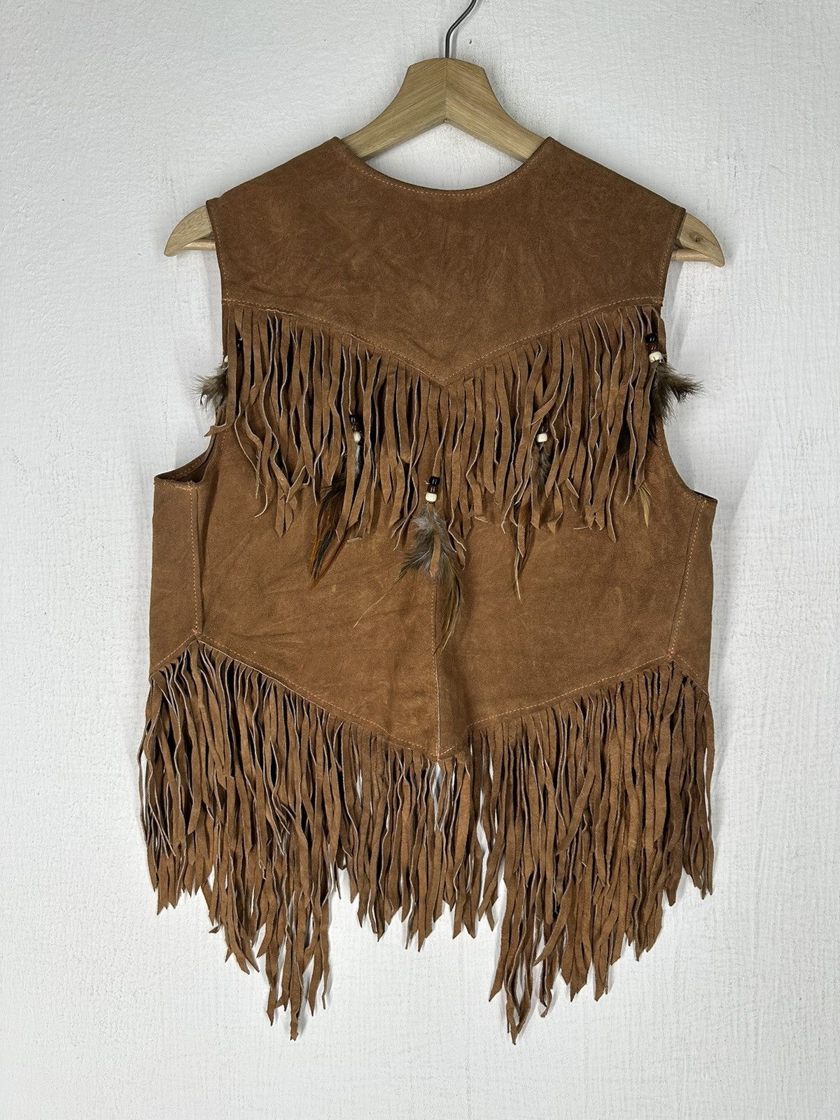 Japanese Brand Vintage Autumn Winter Faux Suede Ethnic Sleeveless Vest Size US S / EU 44-46 / 1 - 6 Thumbnail