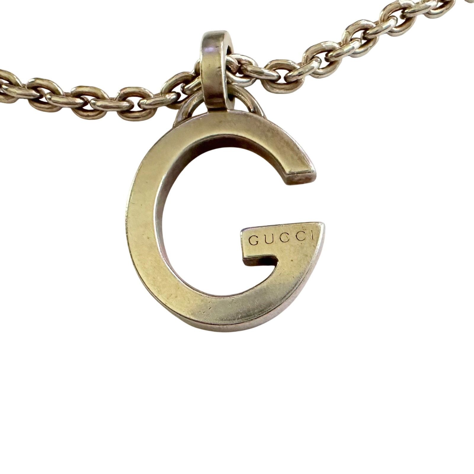 Gucci GUCCI Charlotte 'G' Men's Pendant Necklace Size ONE SIZE - 1 Thumbnail