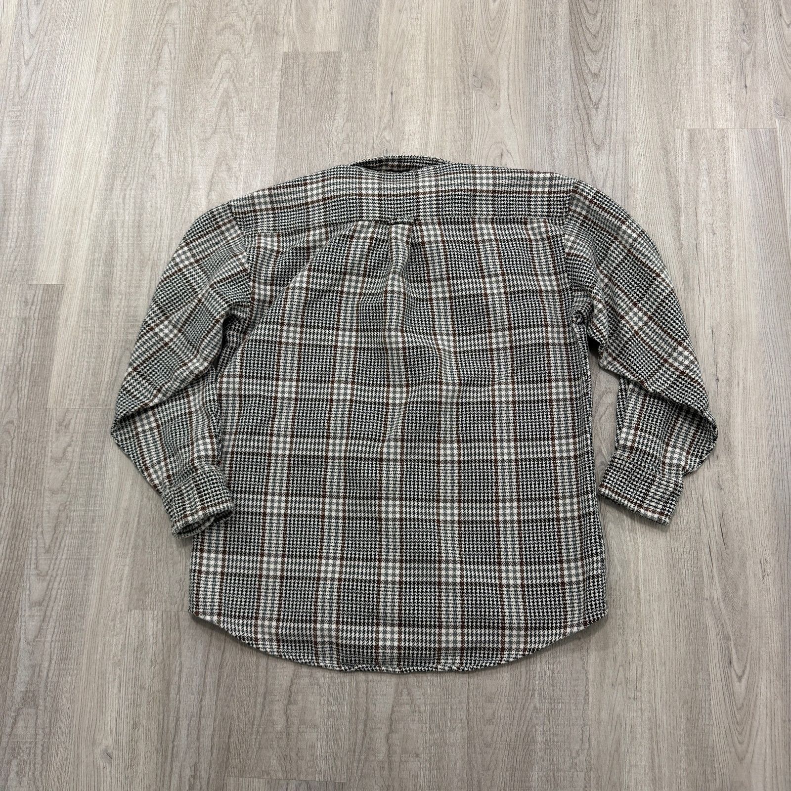 Vintage Vintage Loafers Reed St James Houndstooth Button Shirt Large Size US L / EU 52-54 / 3 - 7 Thumbnail
