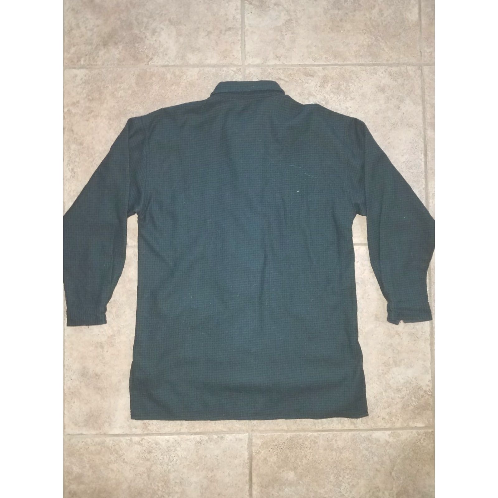 Vintage VINTAGE Woolrich Button-Down Flannel Shirt Womens Size 12 Green 70% Wool 30% Nylon Size XL / US 12-14 / IT 48-50 - 5 Thumbnail