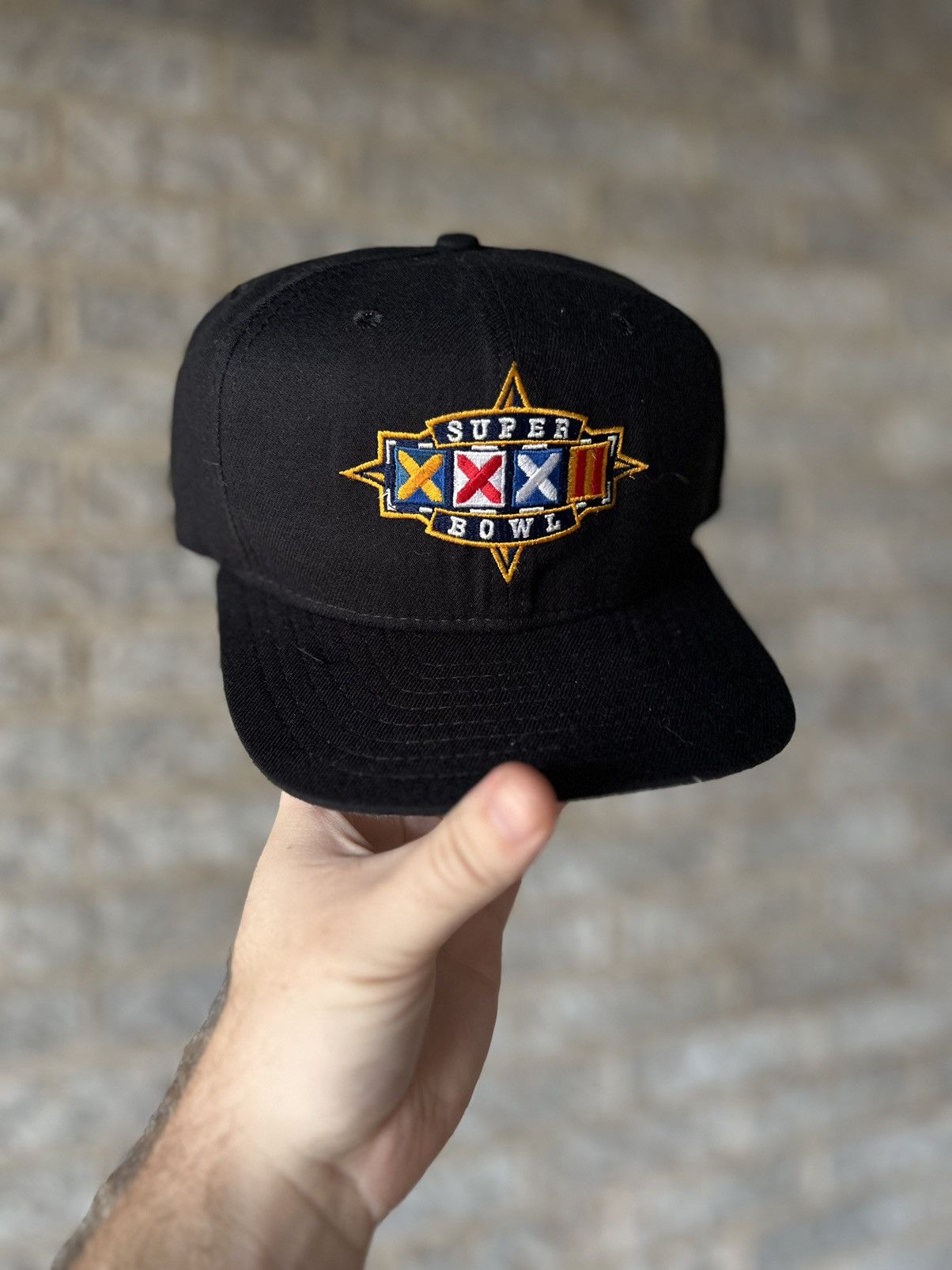 Sports Specialties × Vintage Vintage 90’s Wool NFL Super Bowl XXXII SnapBack Hat Size ONE SIZE - 1 Thumbnail