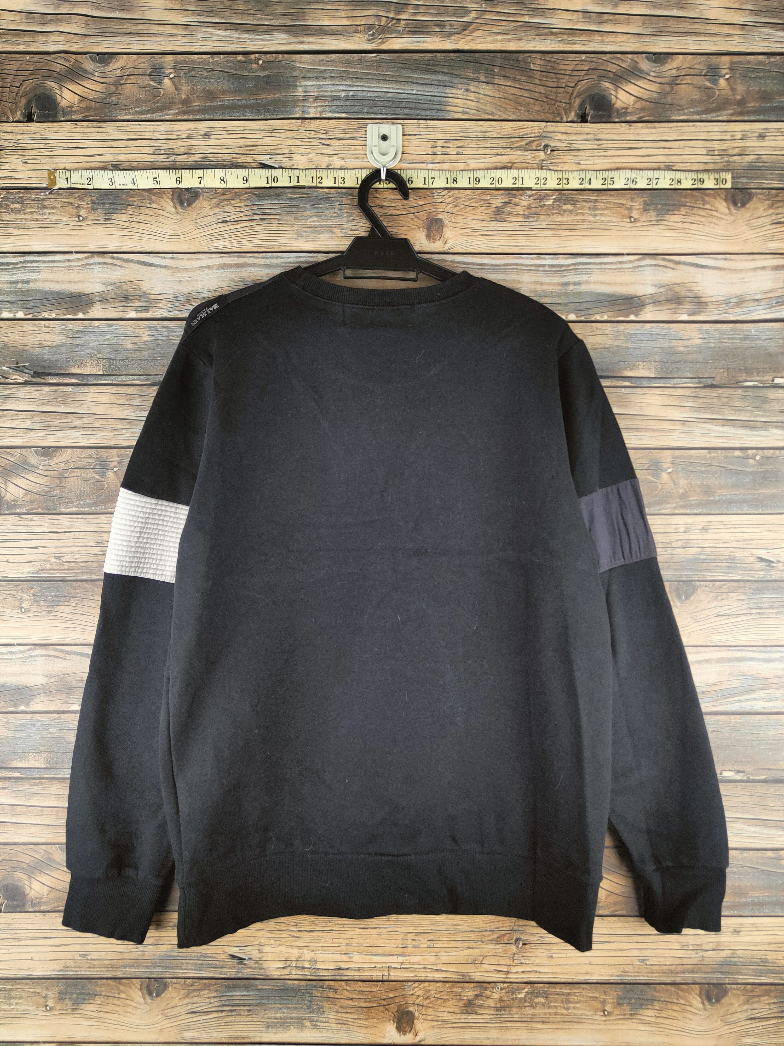 Japanese Brand DL Balmain Paris Black White Knitwear Sweatshirts #46-905 Size US L / EU 52-54 / 3 - 8 Thumbnail