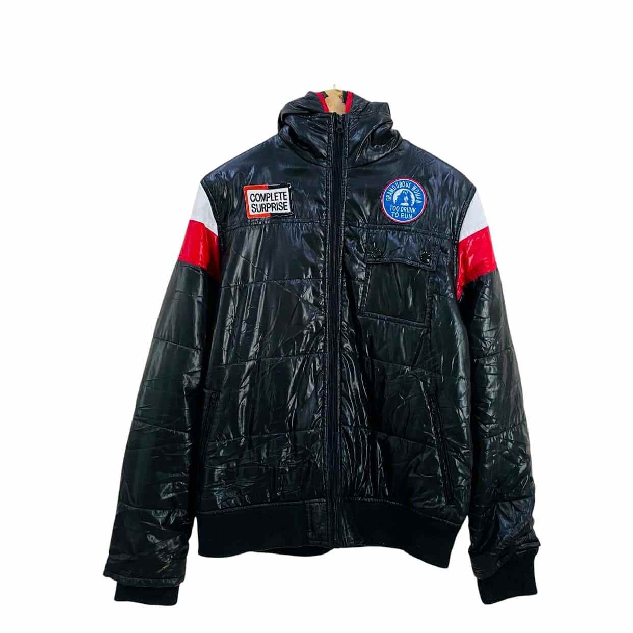 Japanese Brand A.G. Puffy Nylon Jacket Size US L / EU 52-54 / 3 - 3 Thumbnail