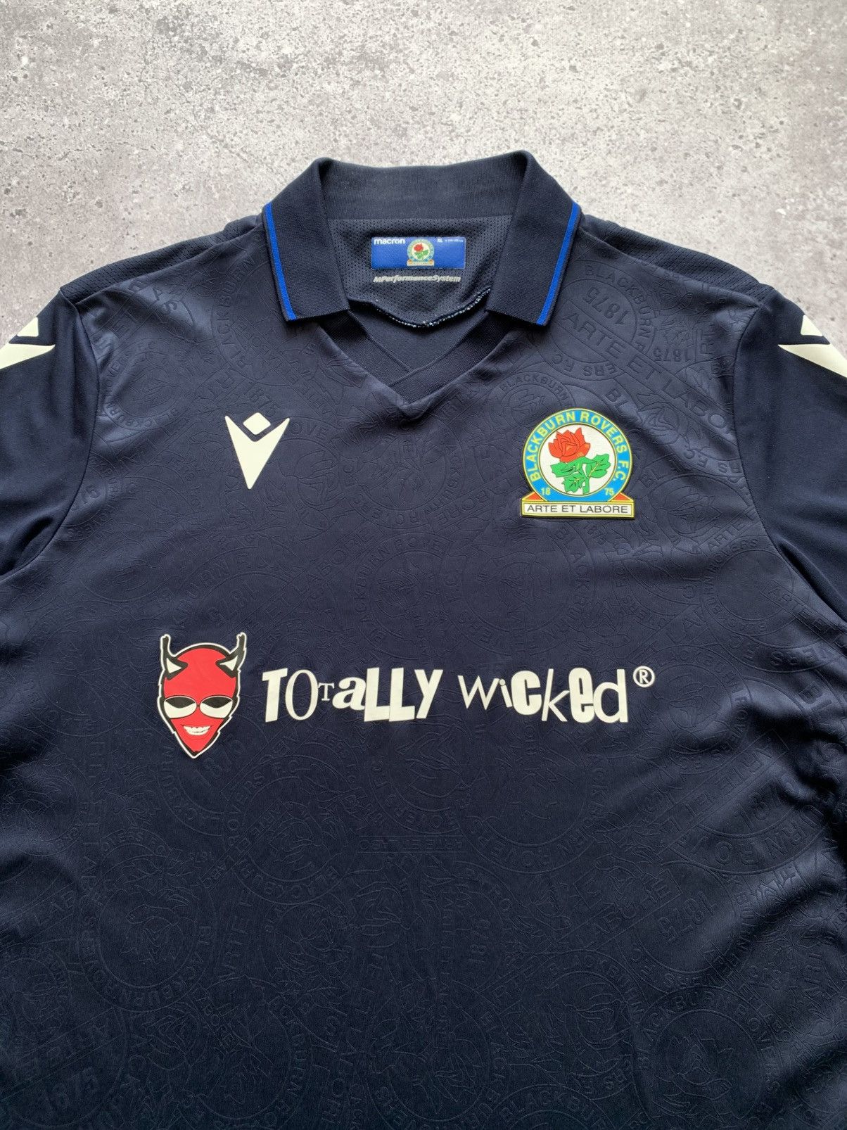 Macron 🔥MACRON BLACKBURN ROVERS 2022/2023 AWAY SOCCER JERSEY Size US XL / EU 56 / 4 - 2 Thumbnail