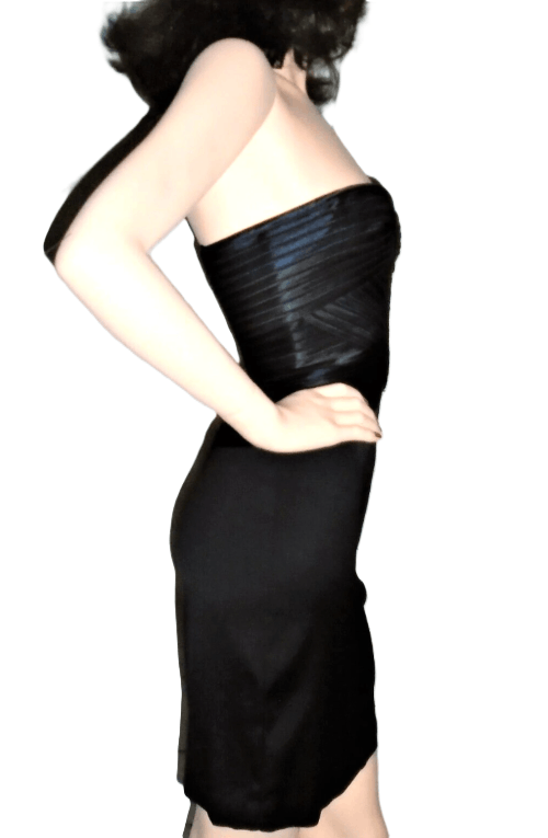 Bcbgmaxazria BCBG Maxazria Black Strapless Dress O Size XS / US 0-2 / IT 36-38 - 6 Thumbnail
