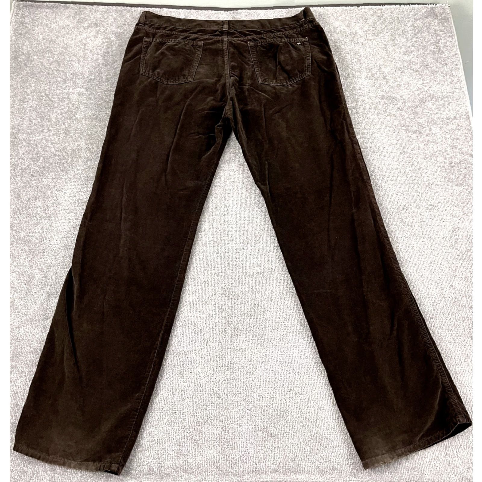 Ermenegildo Zegna ERMENEGILDO ZEGNA Brown Chino Pants Mens 40x35 Straight Flat Front Dress Trousers Size US 40 / EU 56 - 6 Thumbnail