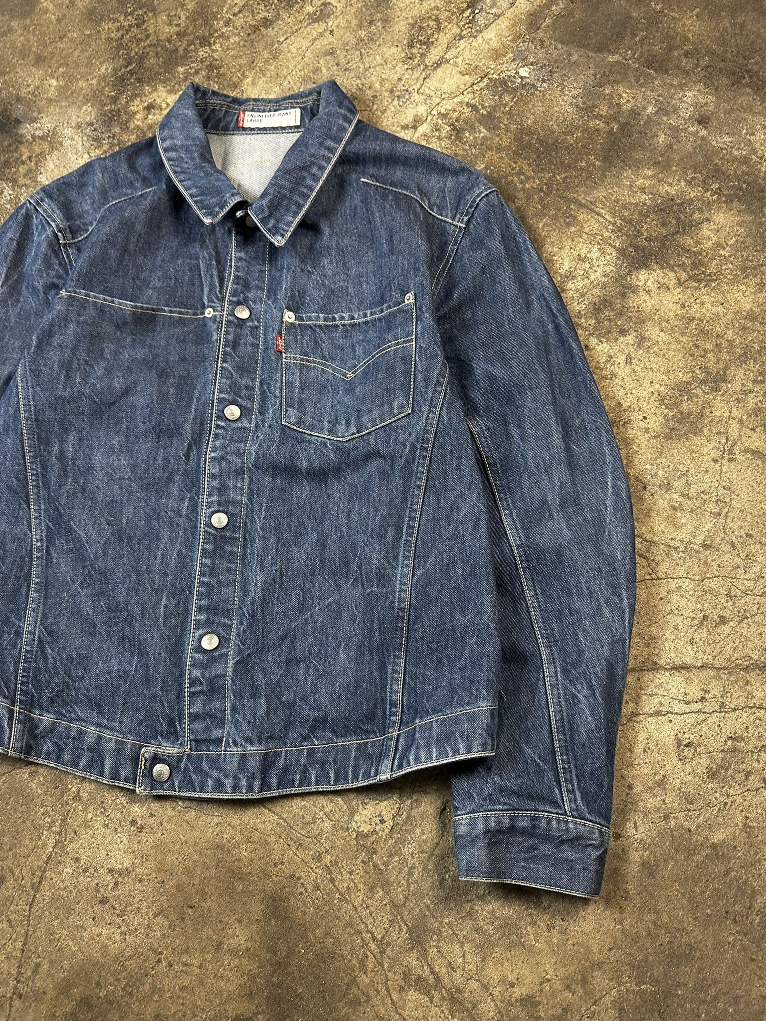 Engineered Garments × Levi's Y2k Levi's Engineered Denim Vintage Jacket Size US L / EU 52-54 / 3 - 3 Thumbnail