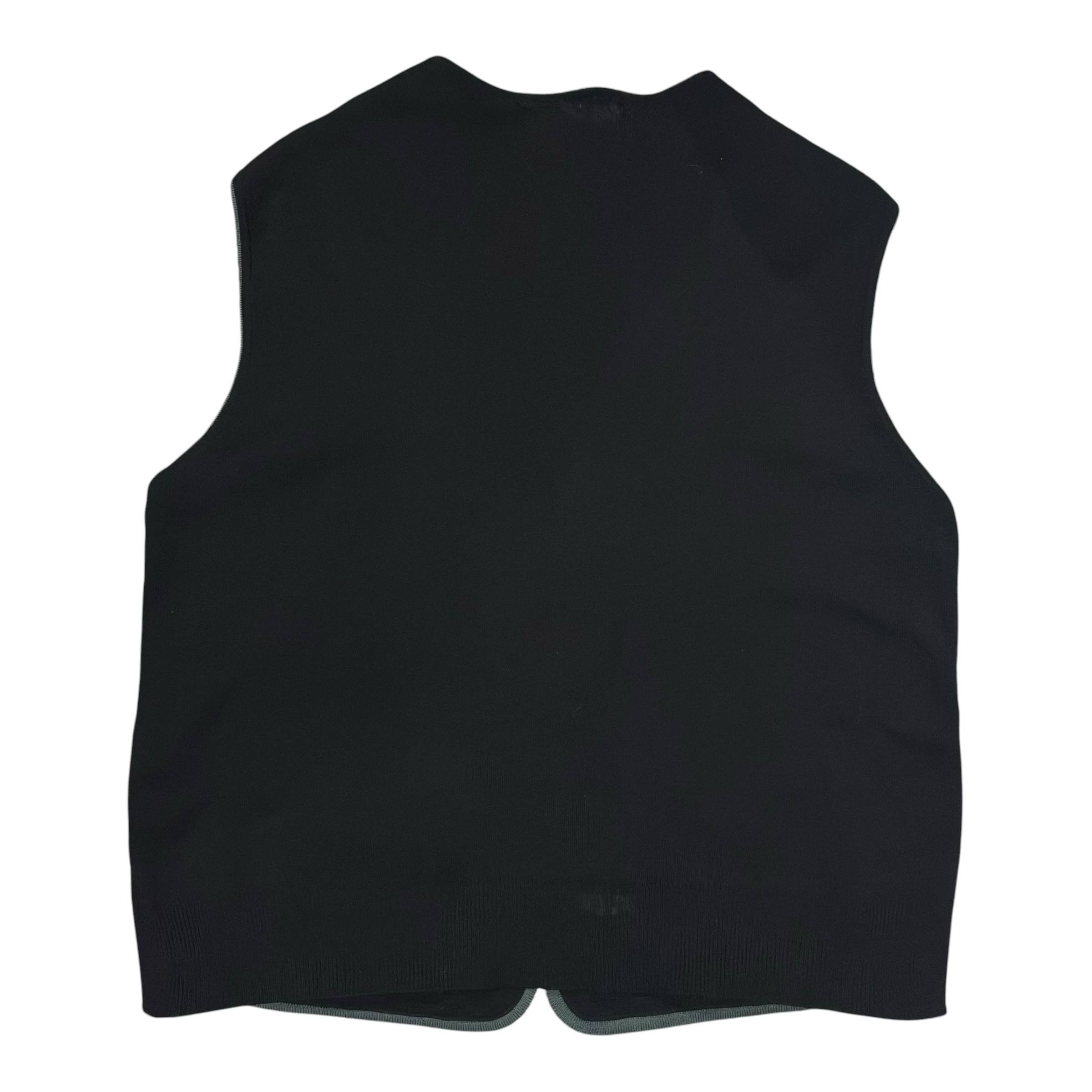 Vintage Vintage Yves Saint Laurent YSL Logo Knit Vest Size US M / EU 48-50 / 2 - 2 Thumbnail