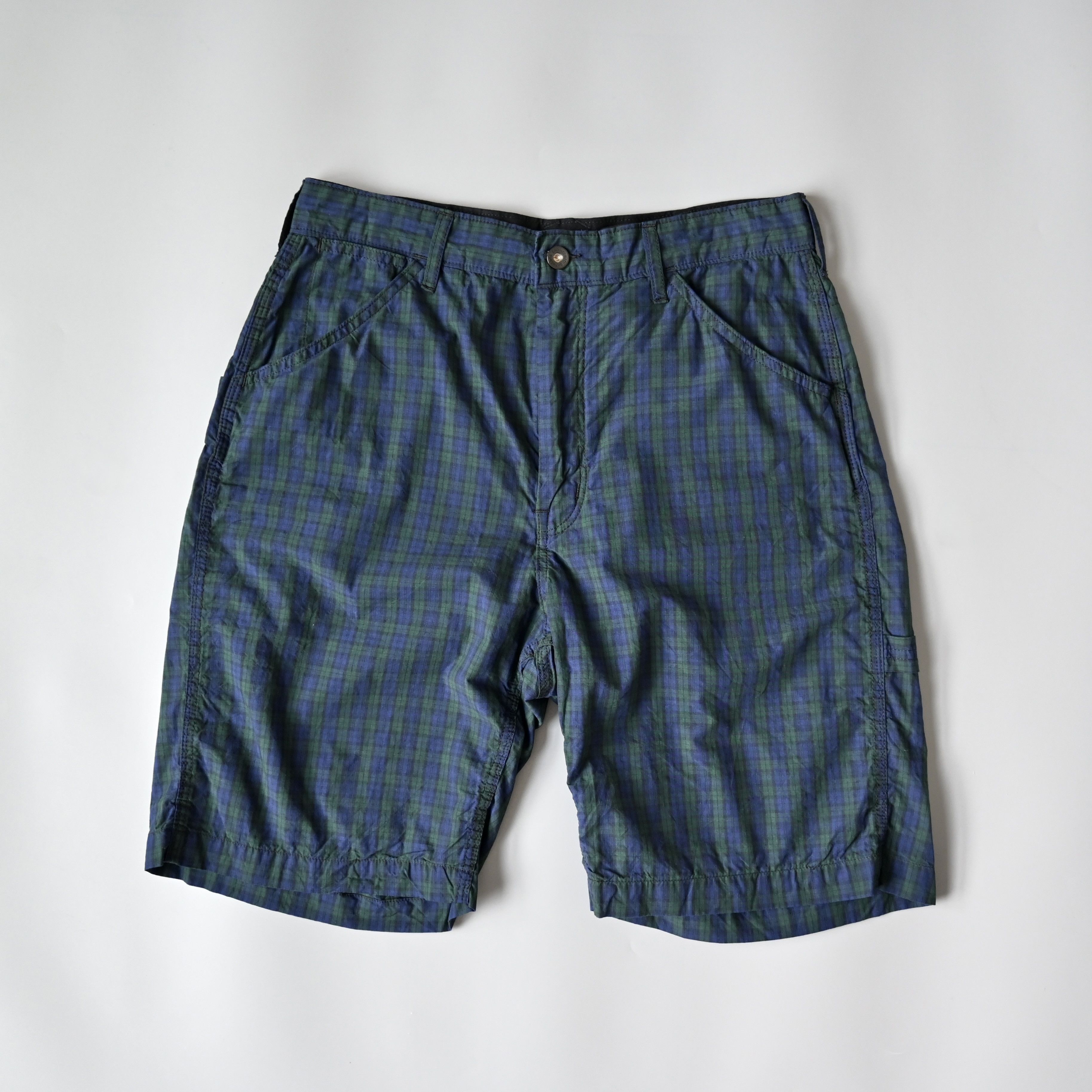 Engineered Garments UNUSED, Engineered Garments painter shorts, black watch, XS Size US 30 / EU 46 - 2 Thumbnail