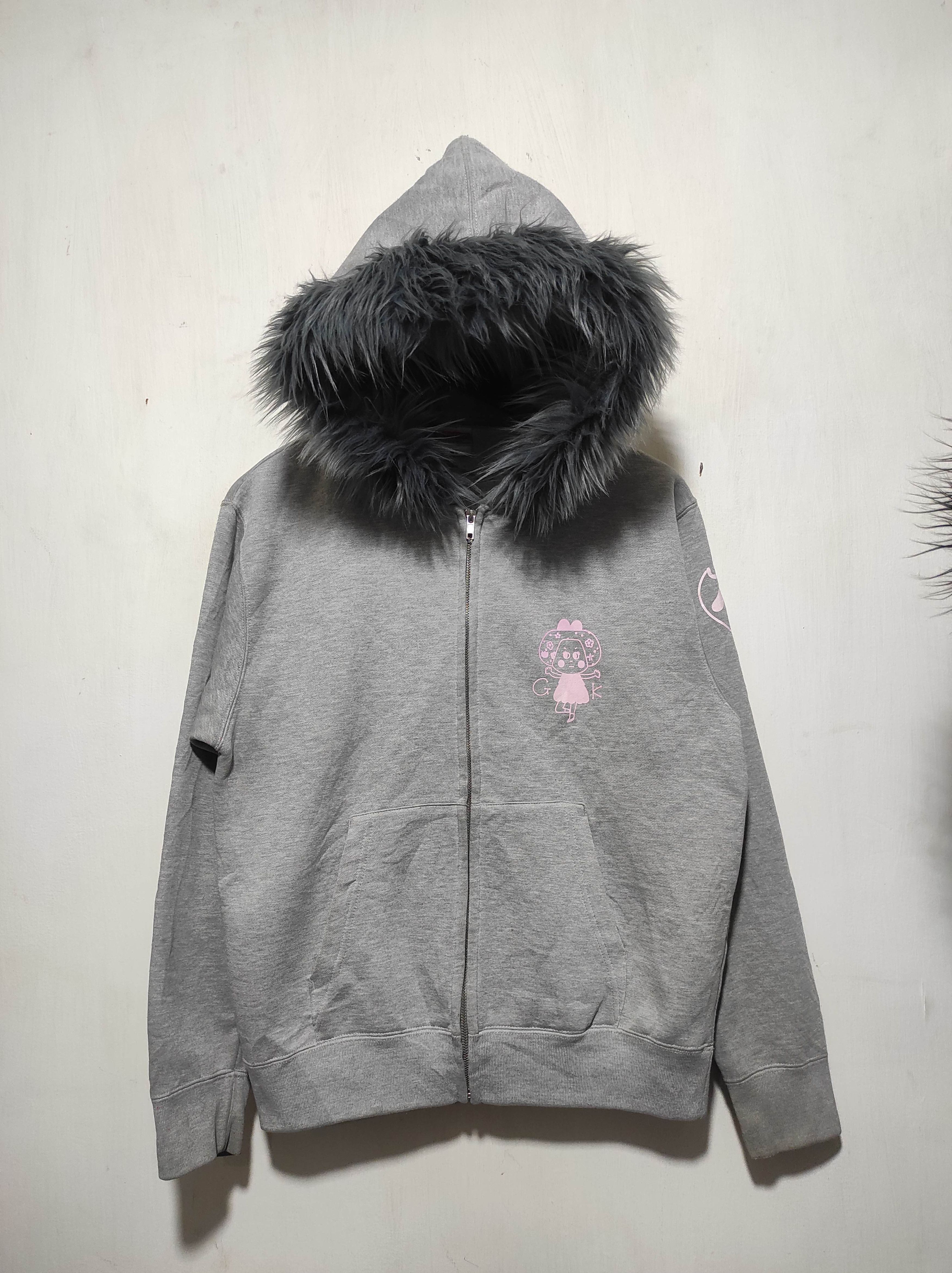 Japanese Brand United Athle zip fur hoodie ifsix LGB style Size US S / EU 44-46 / 1 - 2 Thumbnail