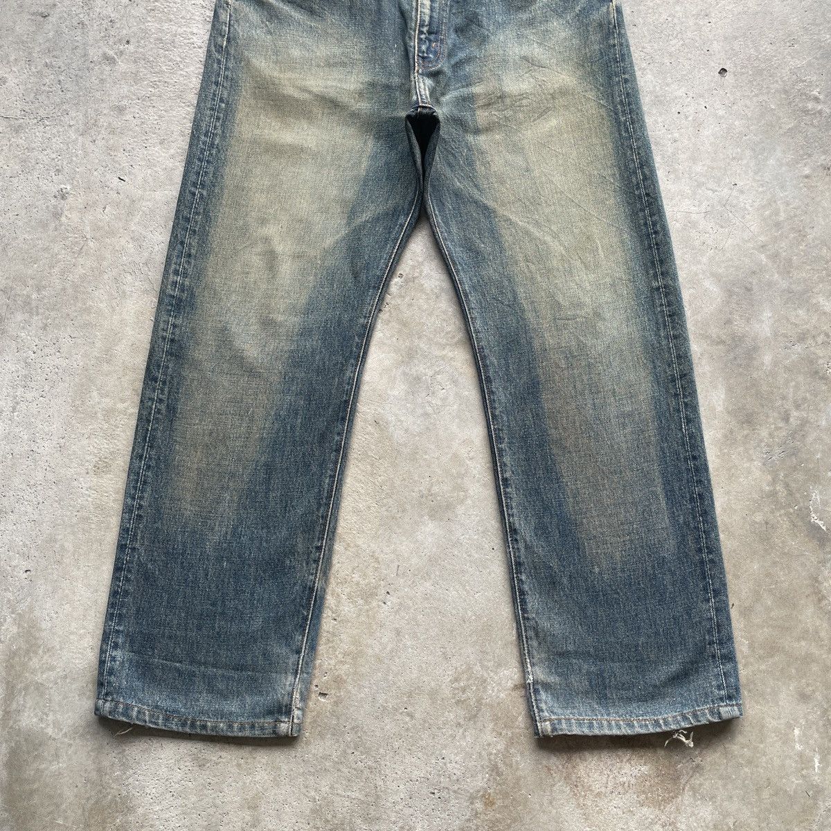 Japanese Brand × Jean Vintage Japan Rusty Jeans Faded Denim Pants W31x28.5 Size US 31 - 4 Thumbnail