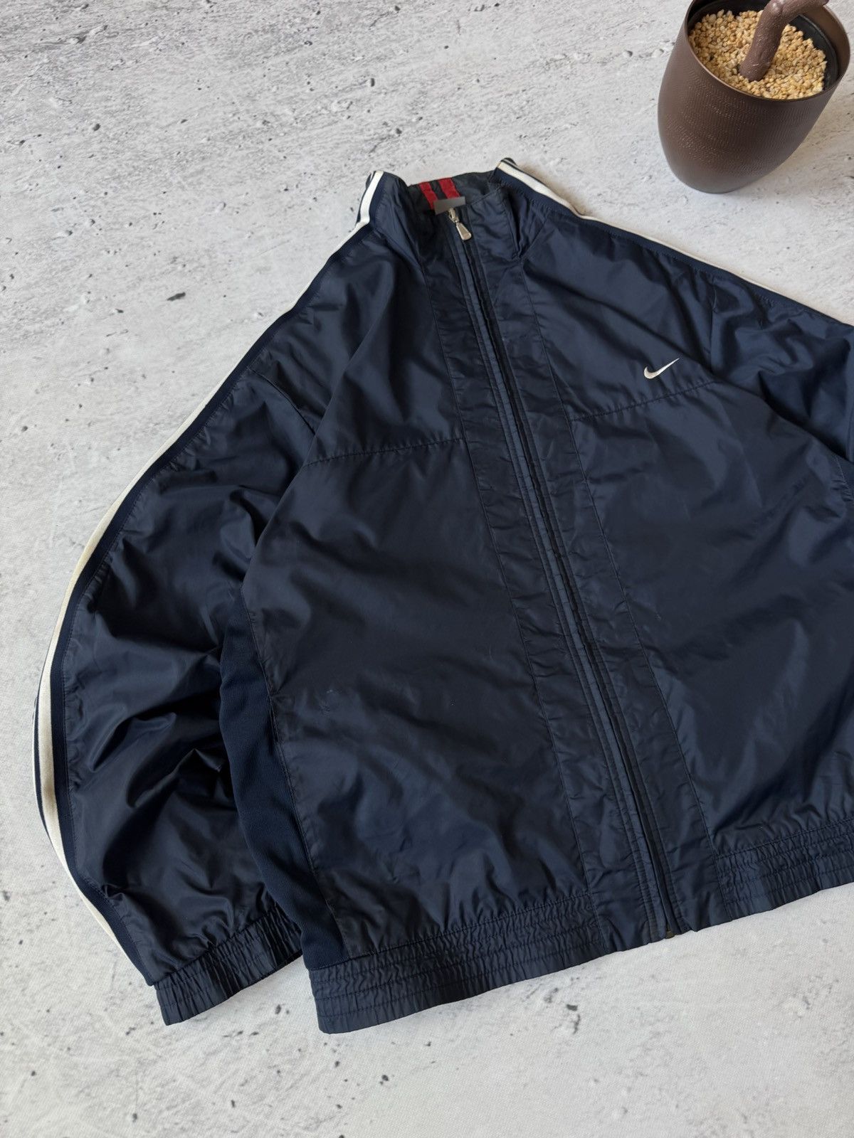 Nike × Vintage NIKE VINTAGE BASIC LOGO OVERSIZE BAGGY LIGHT JACKET Size US XL / EU 56 / 4 - 2 Thumbnail