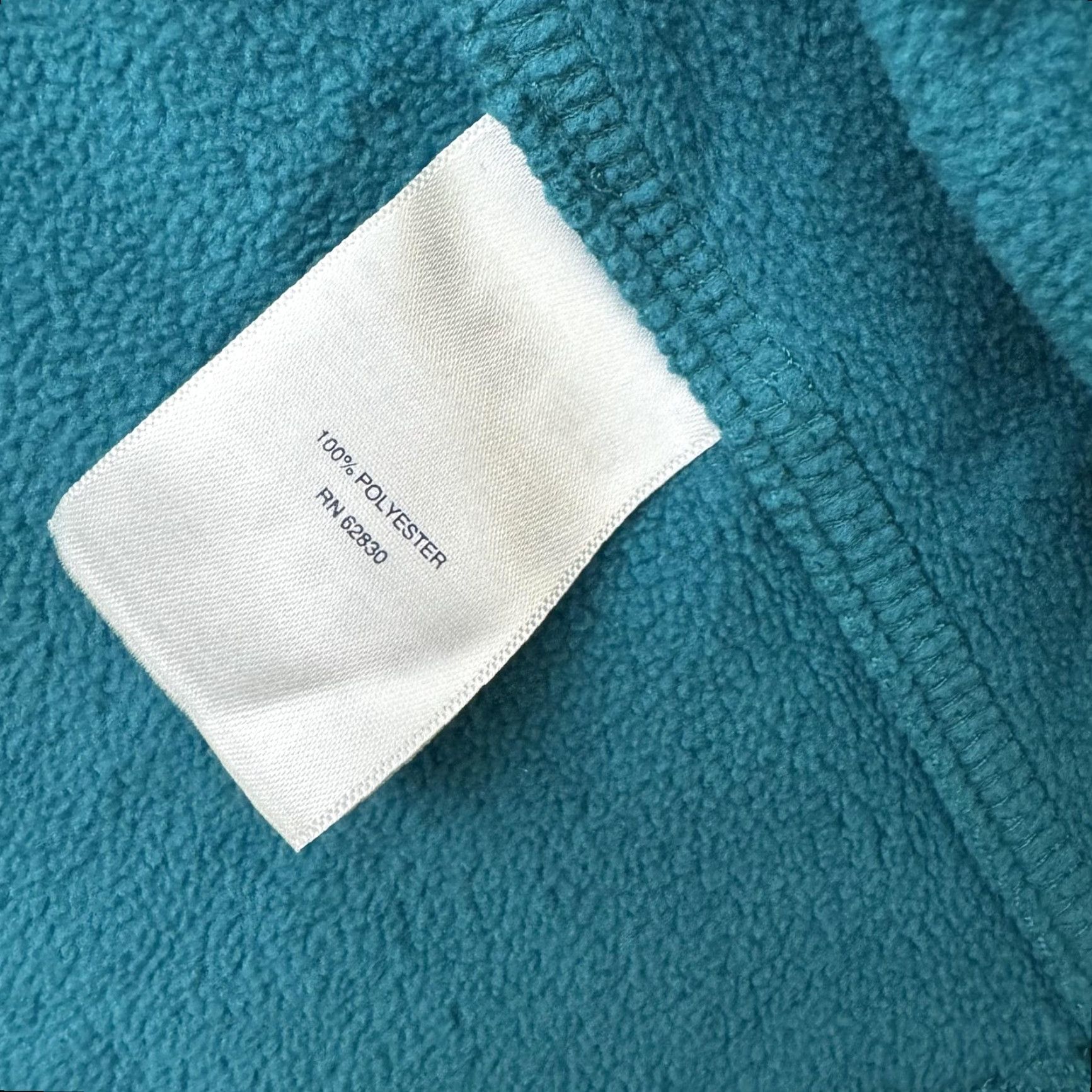 Lands' End VINTAGE: No — Lands' End Pullover Jacket 1X Plus 16W 18W Fleece Quarter Zip Warm Cozy Fall Women’s Plus Size Teal Size XL / US 12-14 / IT 48-50 - 6 Thumbnail