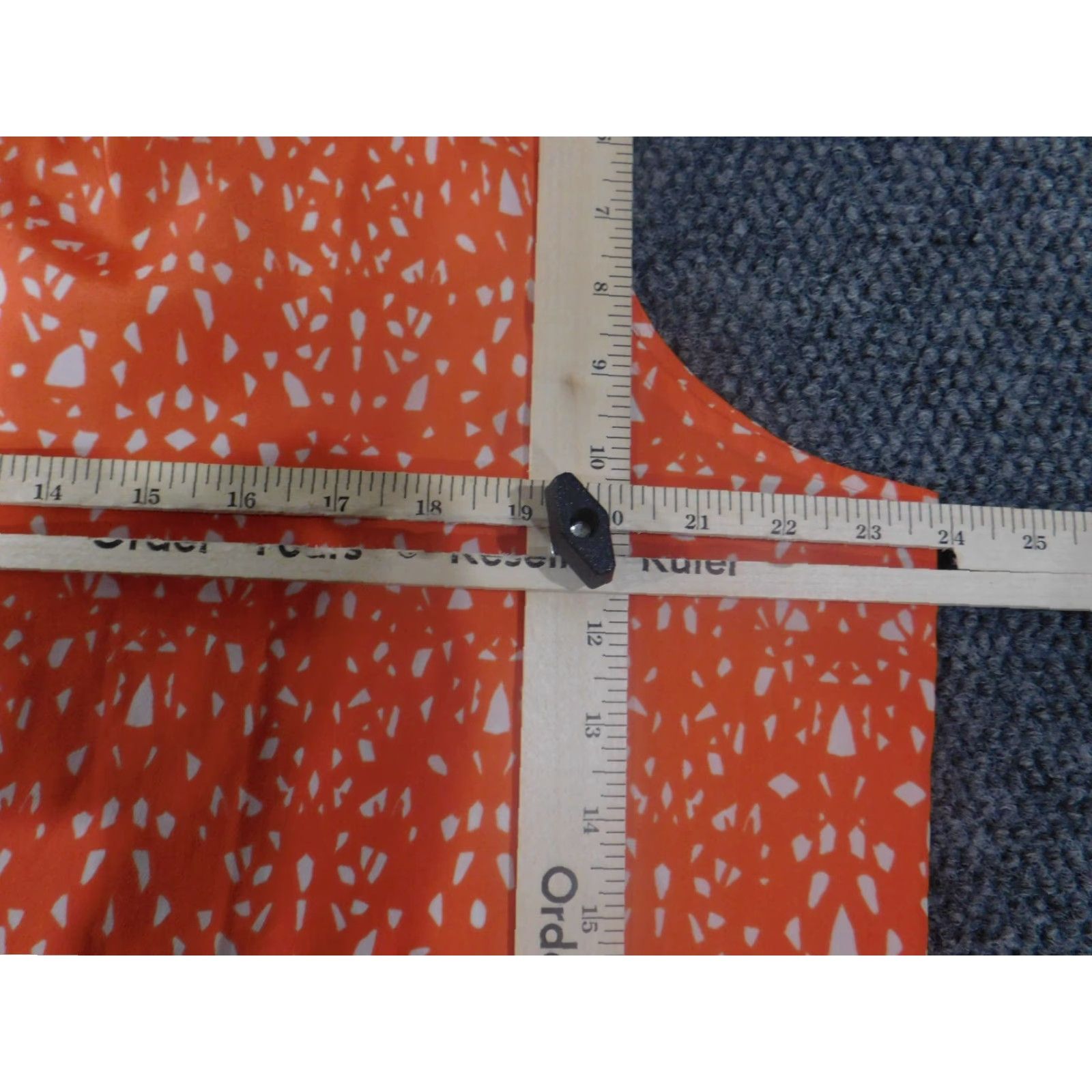 Ann Taylor Loft Ann Taylor Loft Geometric Sleeveless Collared Pullover Orange Polyester Blouse Women XL Casual Tunic Button Size XL / US 12-14 / IT 48-50 - 5 Thumbnail