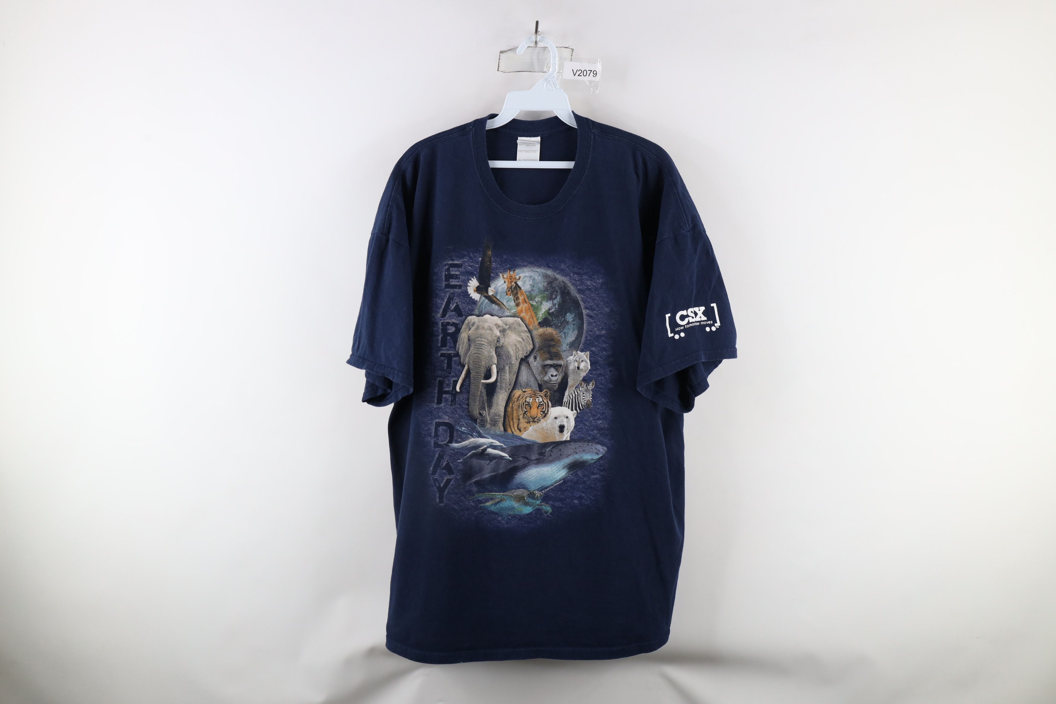 Vintage Vintage Y2K Streetwear Out Earth Day Animal Nature T-Shirt Size US XXL / EU 58 / 5 - 1 Thumbnail