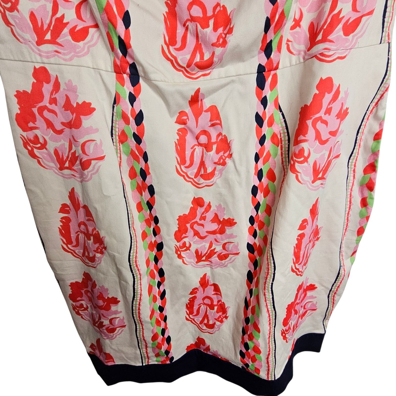 Campia Moda Modcloth Womens Leader Floral Rope Sheath Dress Size 1X Size XL / US 12-14 / IT 48-50 - 4 Thumbnail