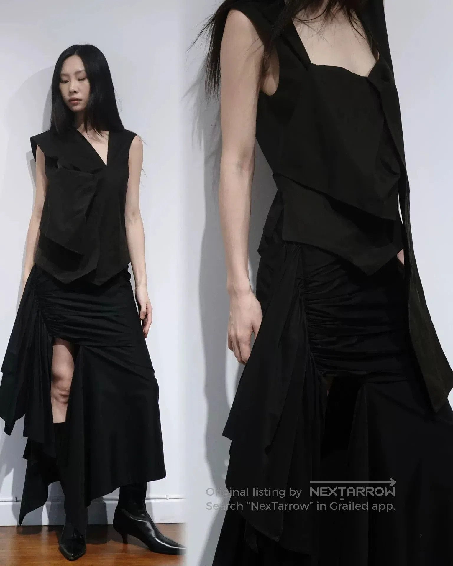 Y's Y's Yamamoto Versatile Vest in Black. Size L / US 10 / IT 46 - 2 Thumbnail