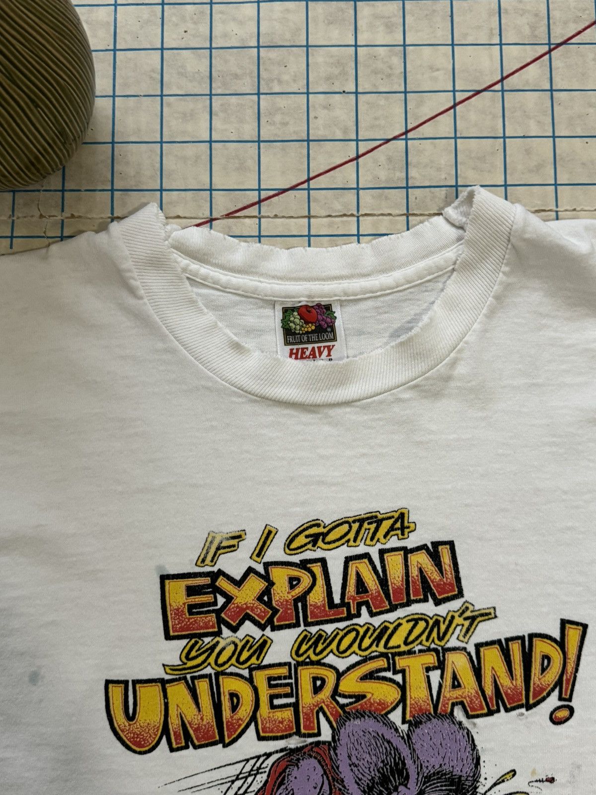 Vintage Vintage Rat Fink Hot Rod Graphic Tee With Wear Large Size US L / EU 52-54 / 3 - 8 Thumbnail