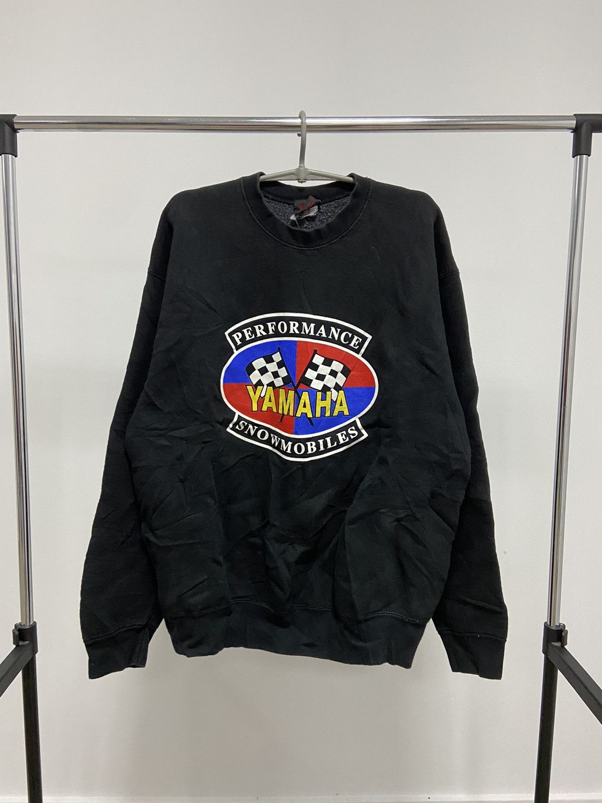 Vintage × Yamaha Yamaha Sweatshirt Big Logo Racing Perfomance Snowmobiles Size US XL / EU 56 / 4 - 1 Thumbnail