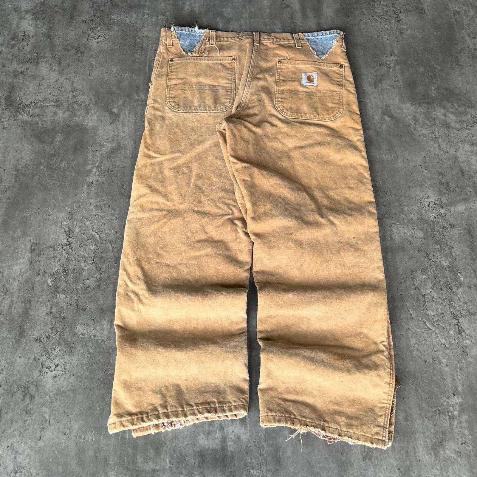 Carhartt × Vintage Vintage 90s Carhartt Made In USA Custom Carpenter Pants Size US 37 - 1 Thumbnail