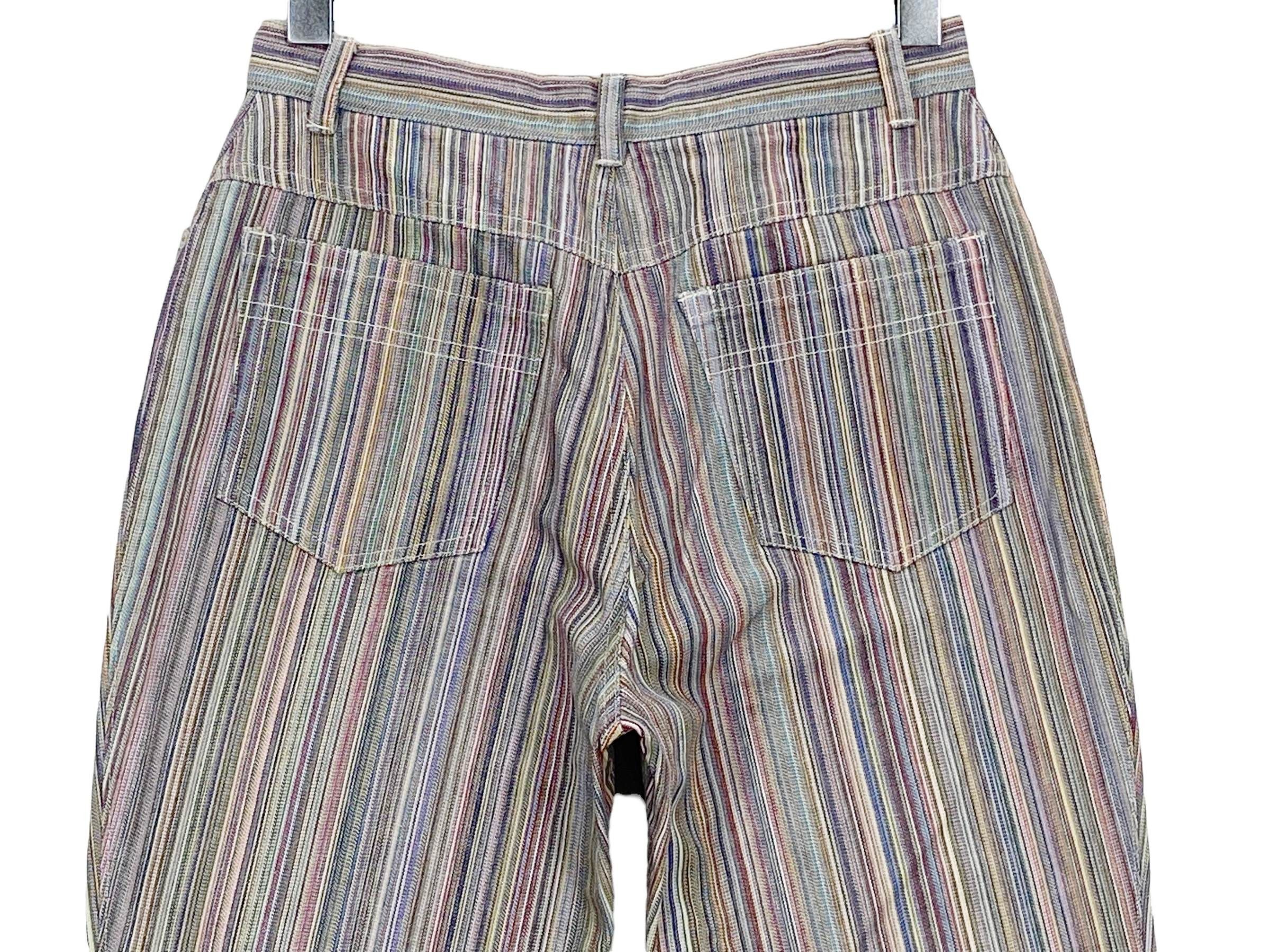 Japanese Brand Vert Dense Jeans Stripes Hickory Jeans Size US 26 / EU 42 - 6 Thumbnail