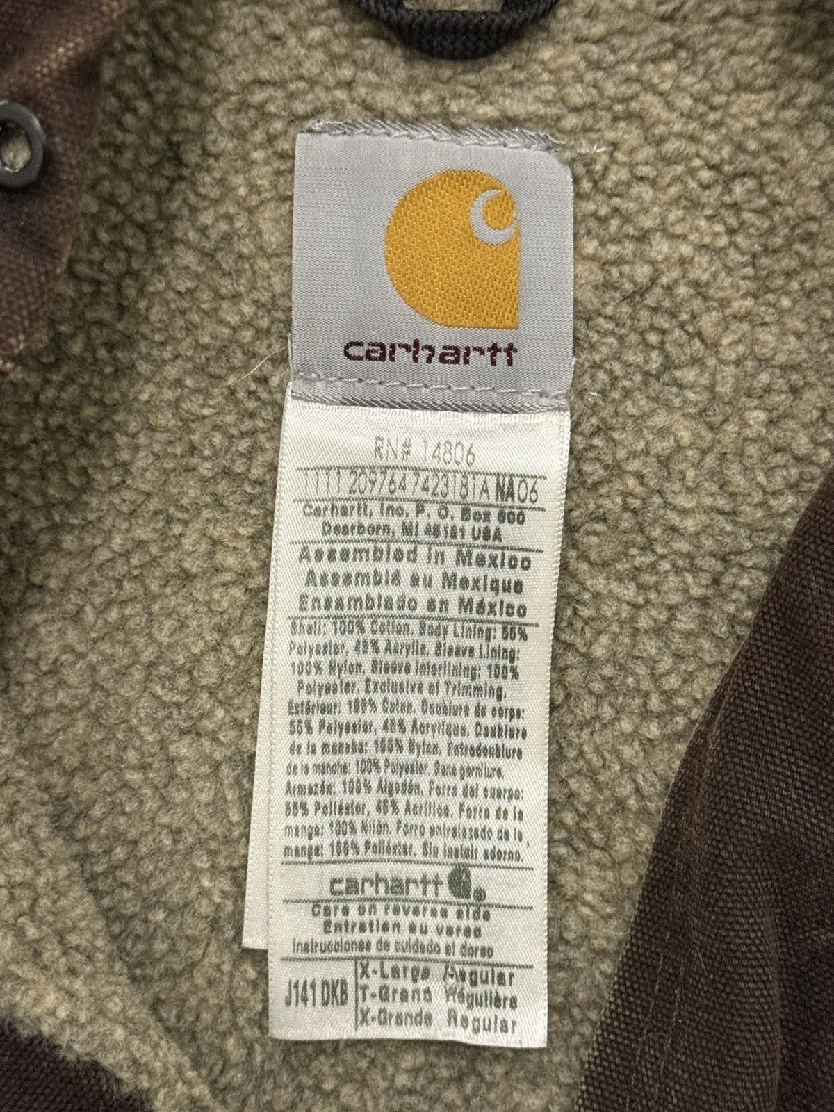 Carhartt Vintage Carhartt Jacket Size US XL / EU 56 / 4 - 5 Thumbnail