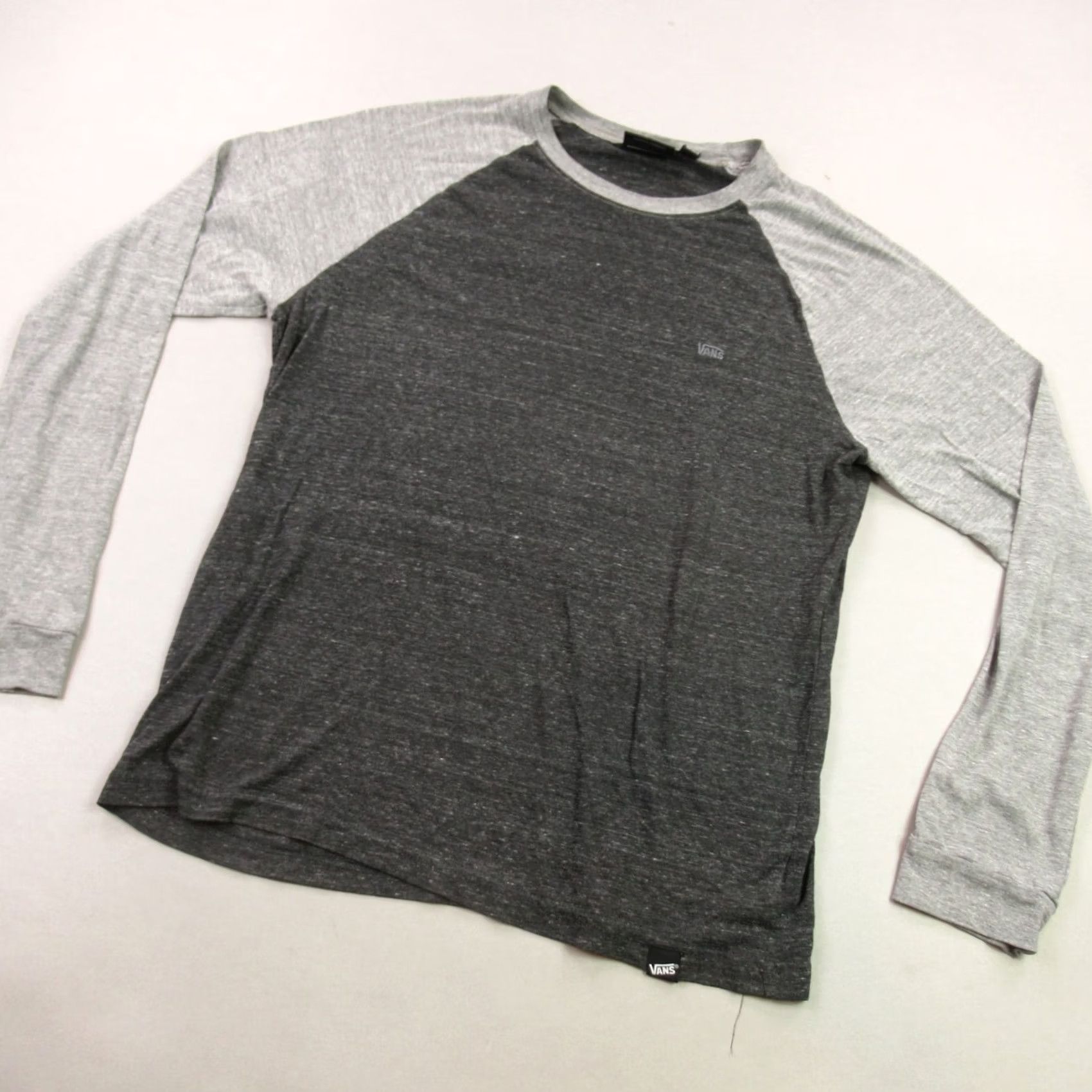 Vans Vans Shirt Mens Large Long Sleeve Crew Neck Lightweight Pullover Gray Size US L / EU 52-54 / 3 - 2 Thumbnail
