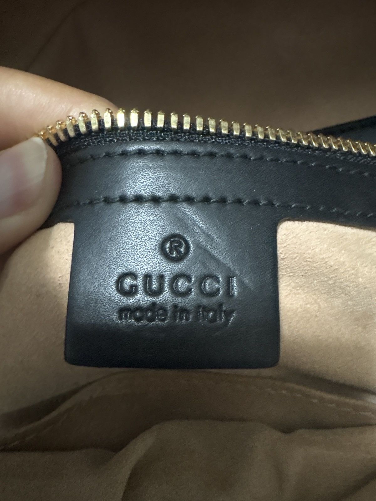 Gucci Black GG Supreme Canvas Bee Backpack Size ONE SIZE - 13 Thumbnail