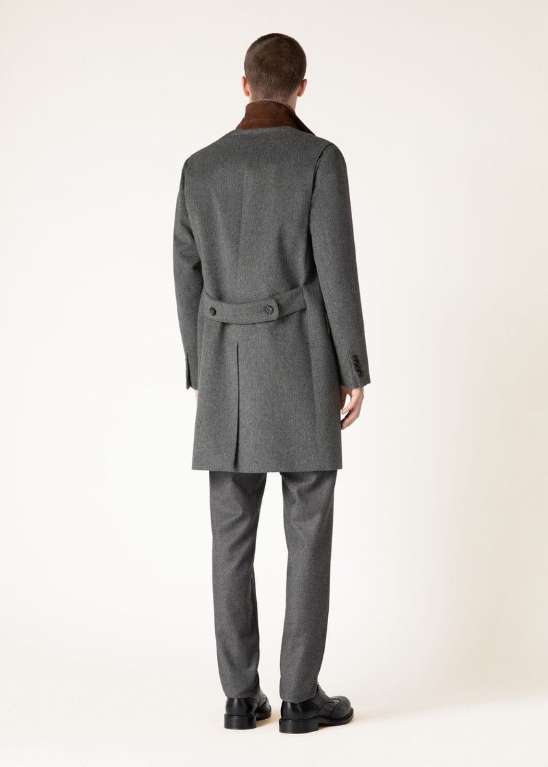 Loro Piana o1w1db10226 FAN1955 Martingala Coat in Grey Size US XL / EU 56 / 4 - 5 Thumbnail