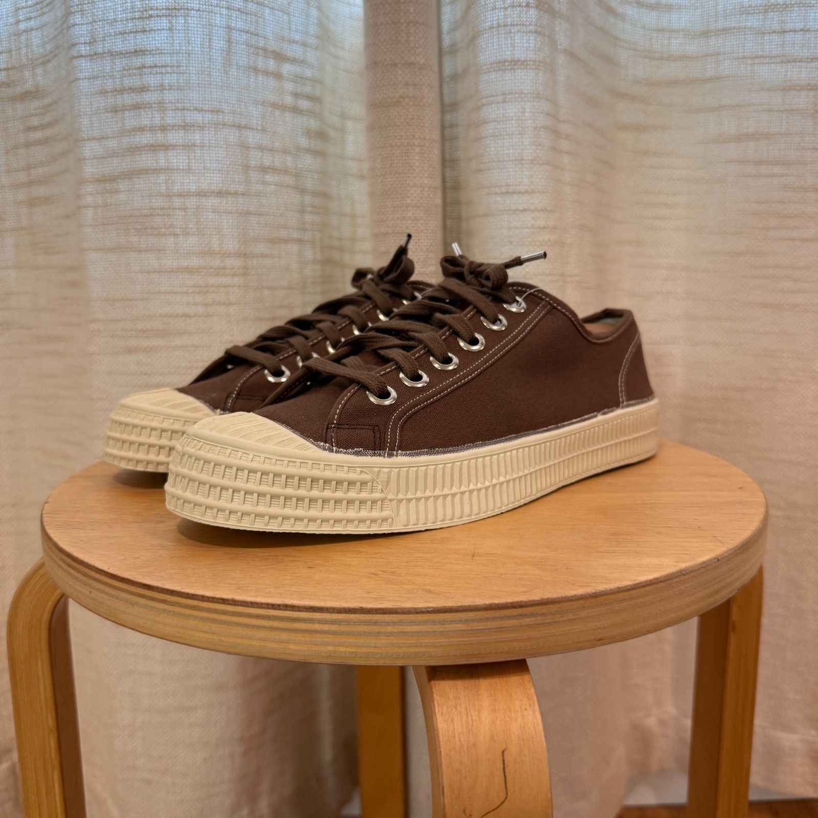 Novesta Novesta Star Master Contrast Stitch Sneakers in Brown Size US 9 / EU 42 - 9 Thumbnail