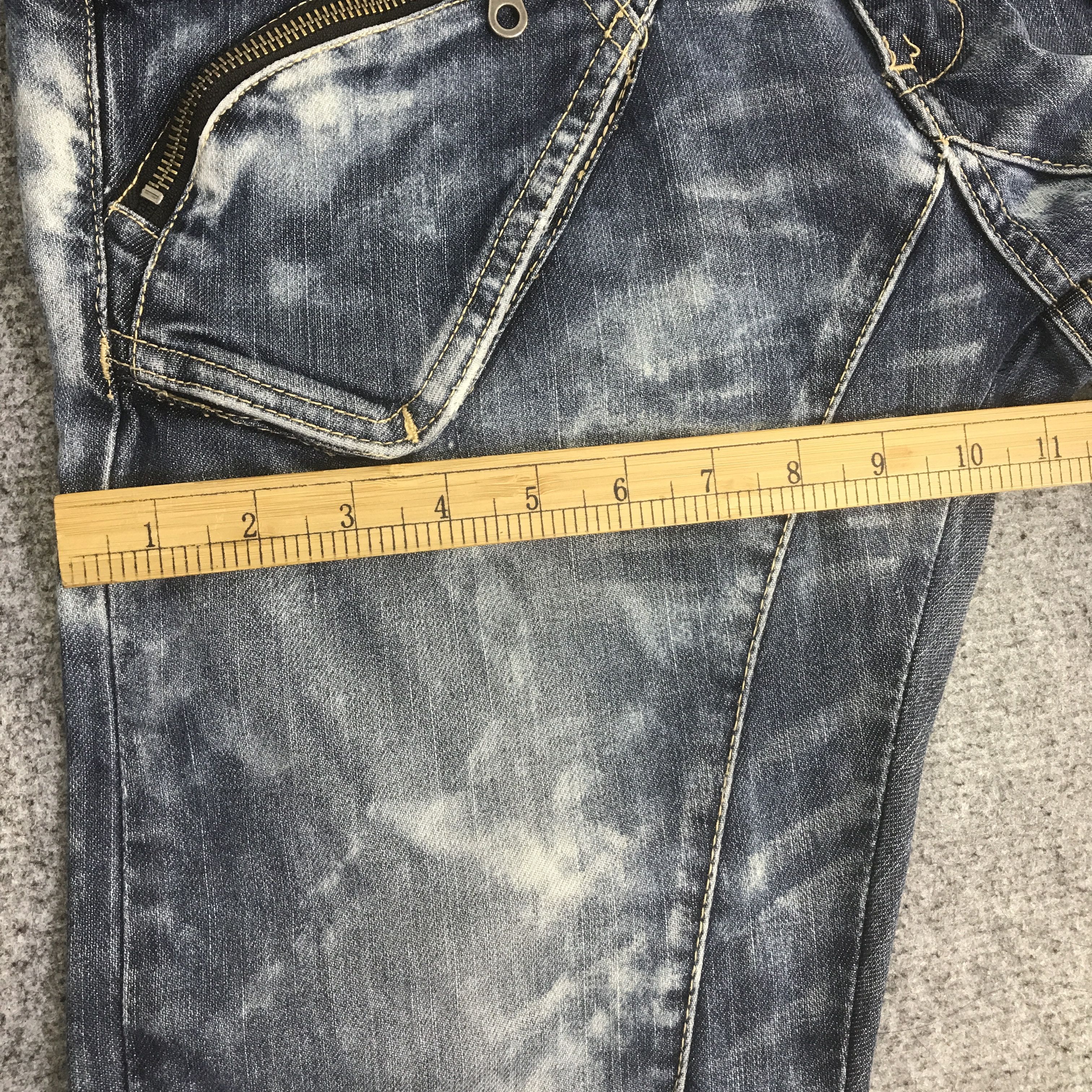 PPFM PPFM JAPAN BANANA DESIGN DENIM PANTSK129B4 Size US 30 / EU 46 - 9 Thumbnail