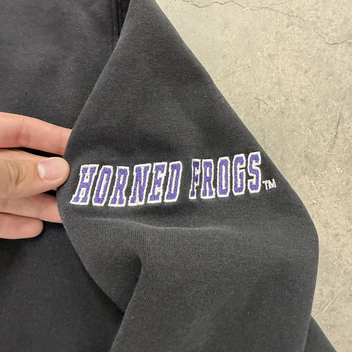 NCAA Vintage Stadium Athletics TCU Horned Frogs Black & Purple Size US XXL / EU 58 / 5 - 3 Thumbnail