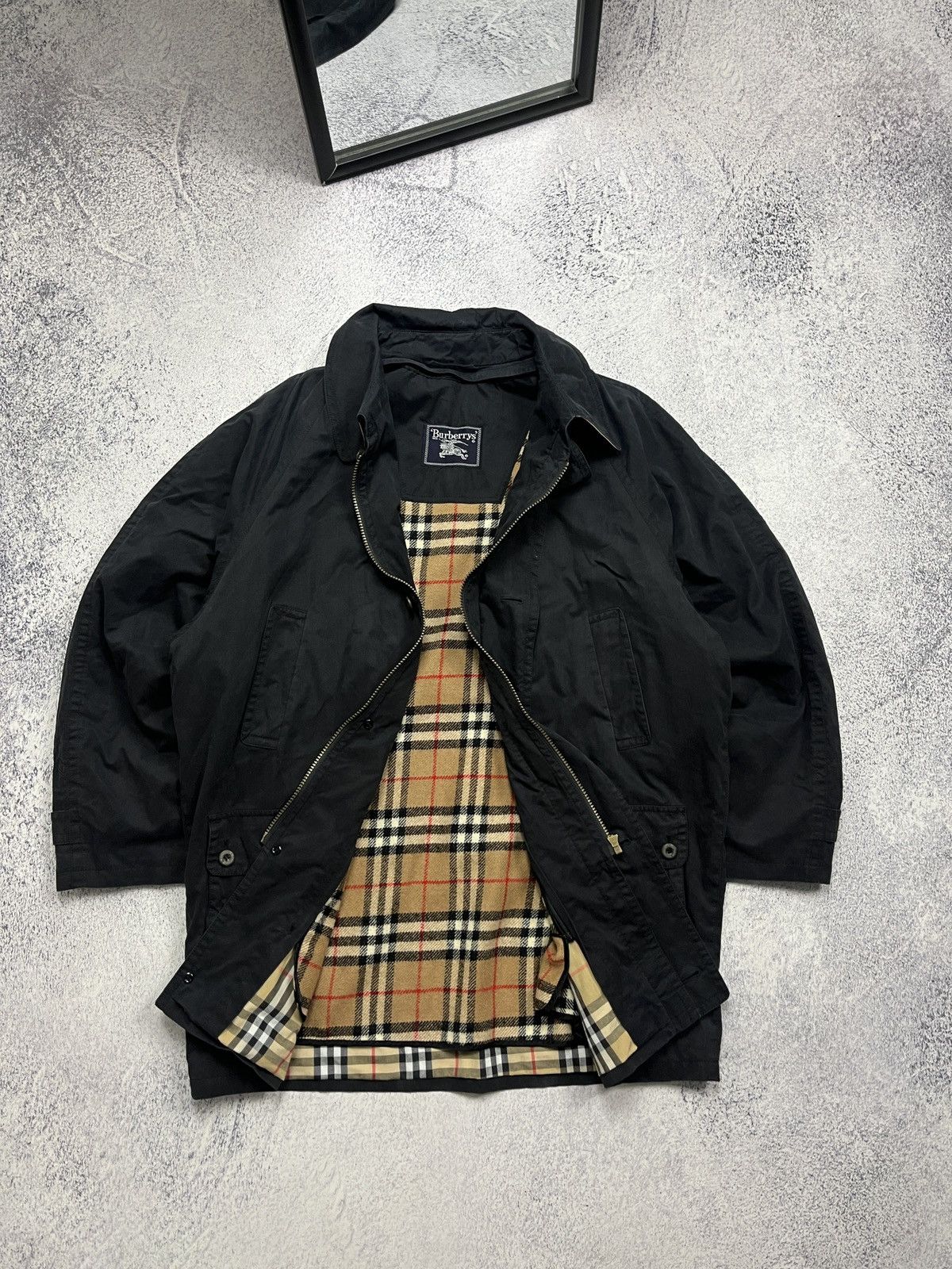 Burberry Vintage Burberry’s Nova Check Trench Coat With Wool Inner Size US L / EU 52-54 / 3 - 4 Thumbnail