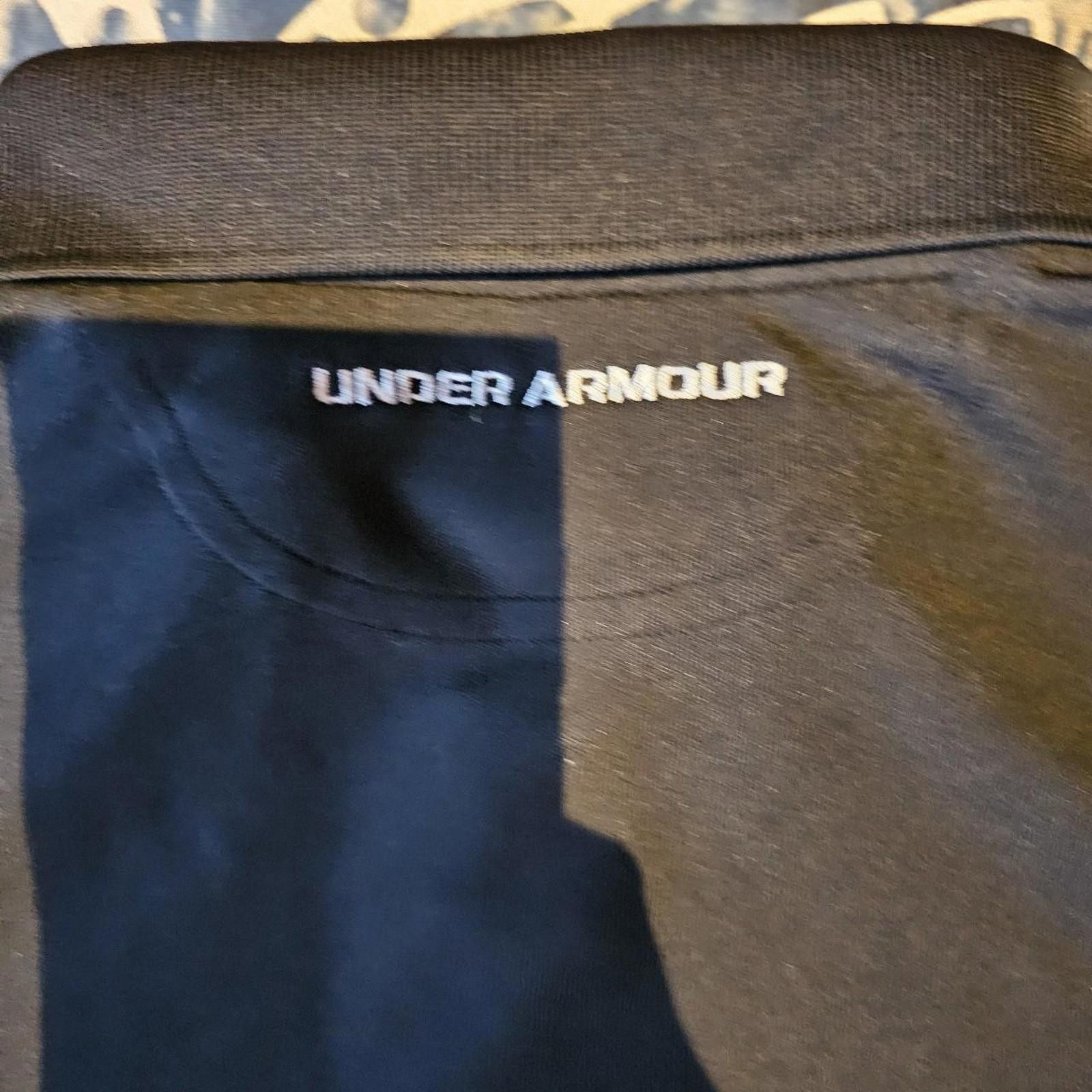 Under Armour Under Armour Men's Black and White Polo-shirt Size US XL / EU 56 / 4 - 6 Thumbnail