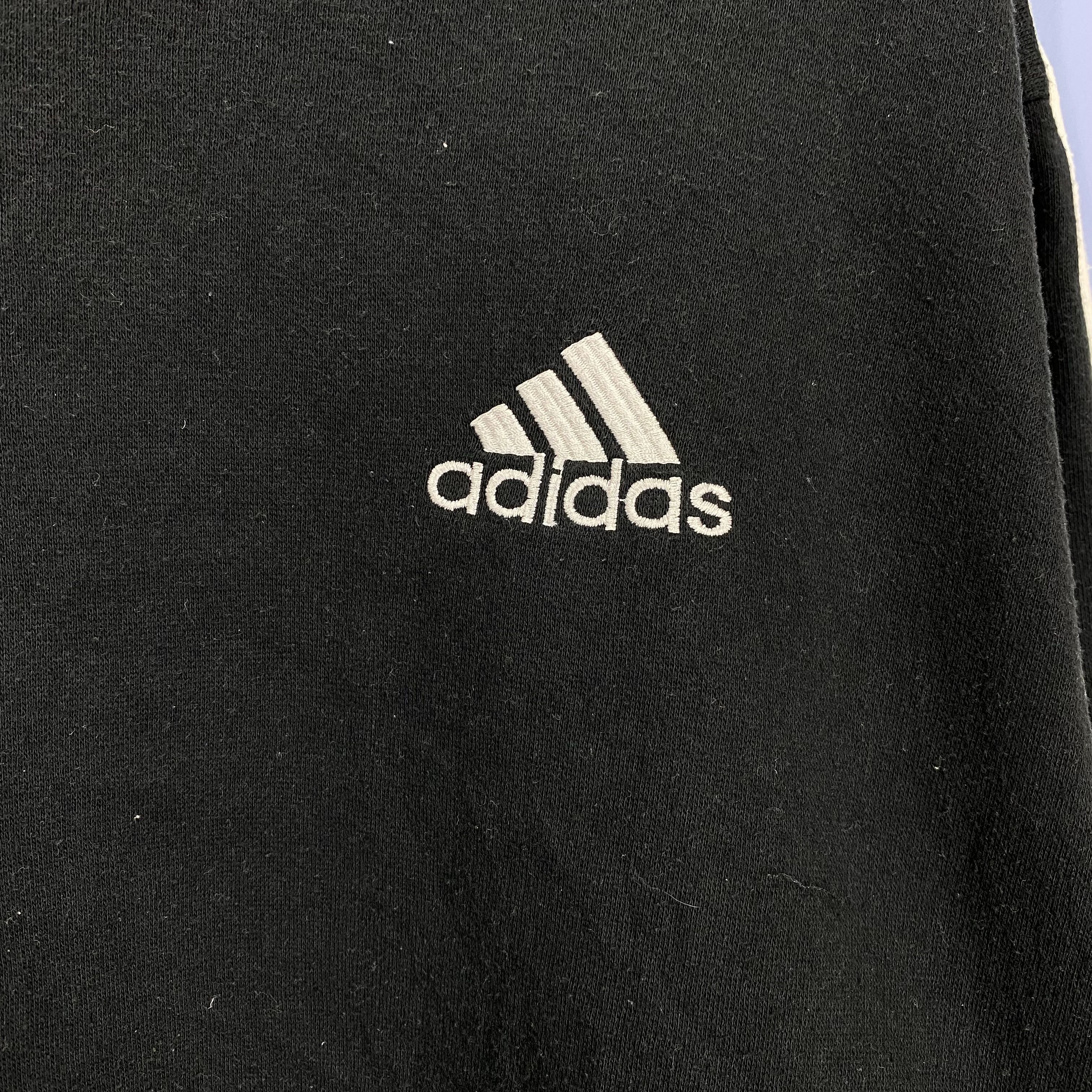 Adidas Vintage ADIDAS THREE STRIPE V Neck Sweatshirt #1889/09 Size US M / EU 48-50 / 2 - 2 Thumbnail