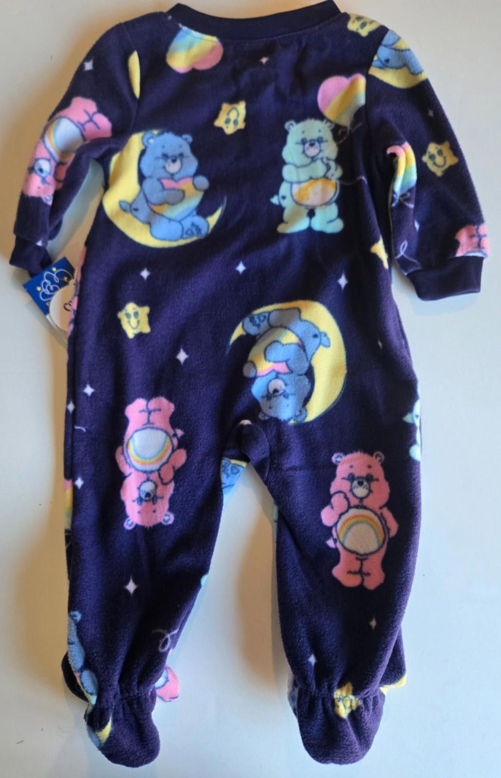 Other Carebear Unisex Baby Pajamas Infant Sleeper Blue 18M NWT Size ONE SIZE - 2 Thumbnail