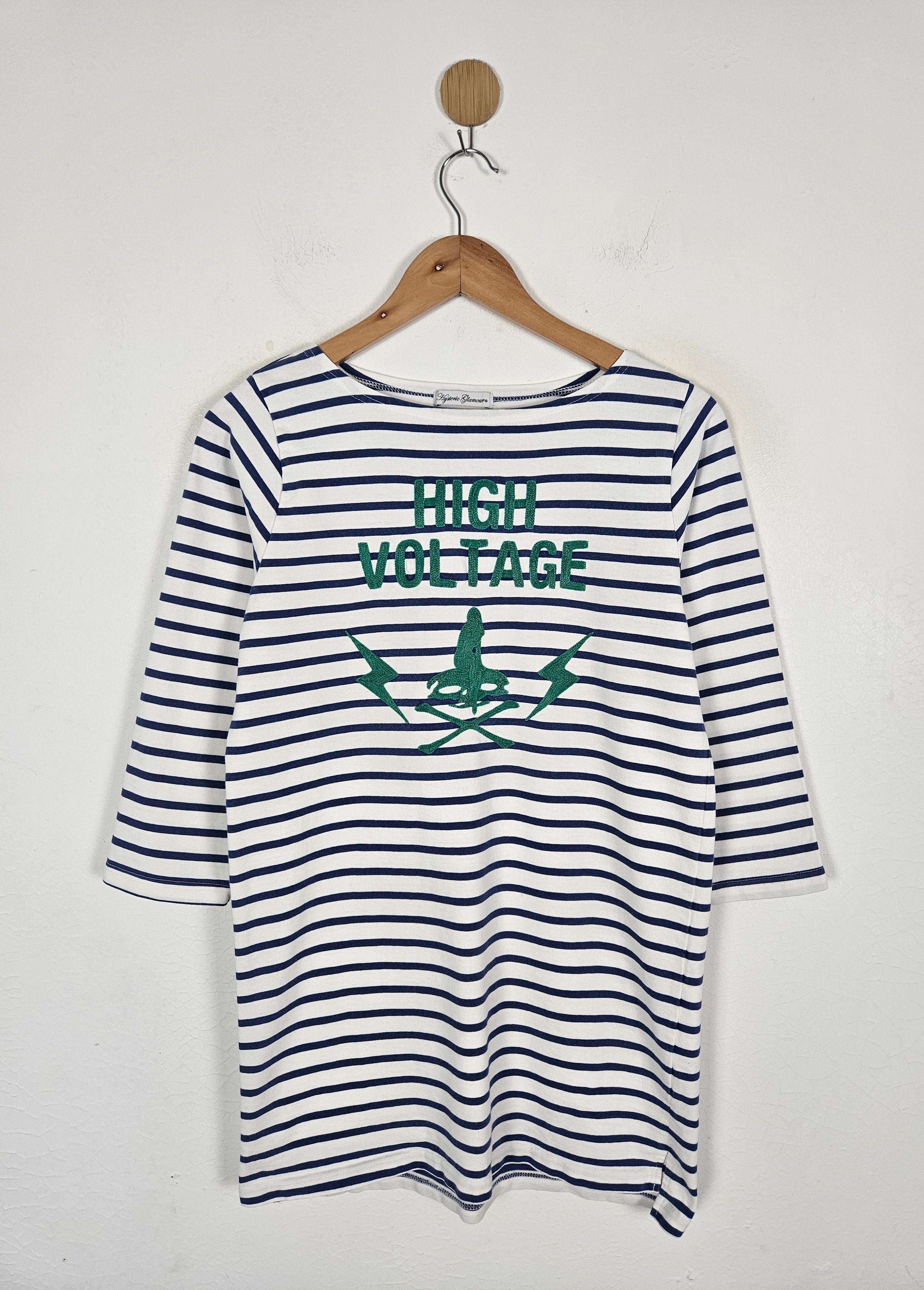 Hysteric Glamour Hysteric Glamour High Voltage Striped Longsleeve Size S / US 4 / IT 40 - 1 Thumbnail