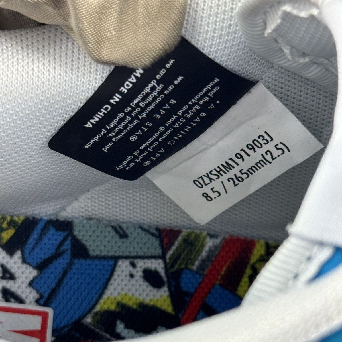 Bape A BATHING APE BAPE STA MARVEL COMICS CAPTAIN AMERICA 2022 Size US 8.5 / EU 41-42 - 10 Thumbnail